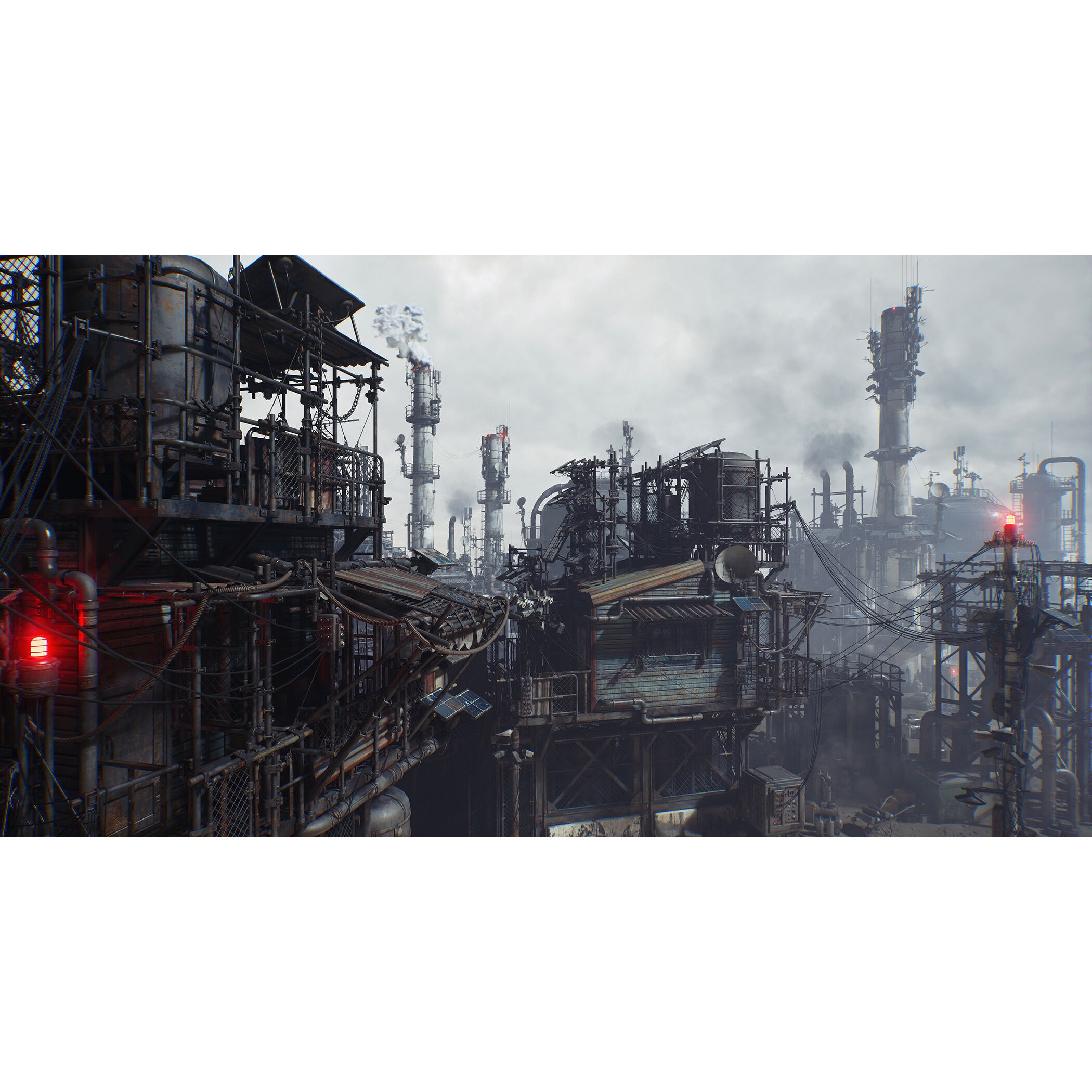 Post Apocalypse Survivor Environment Kitbash - Low-Poly 3D Model - View 3