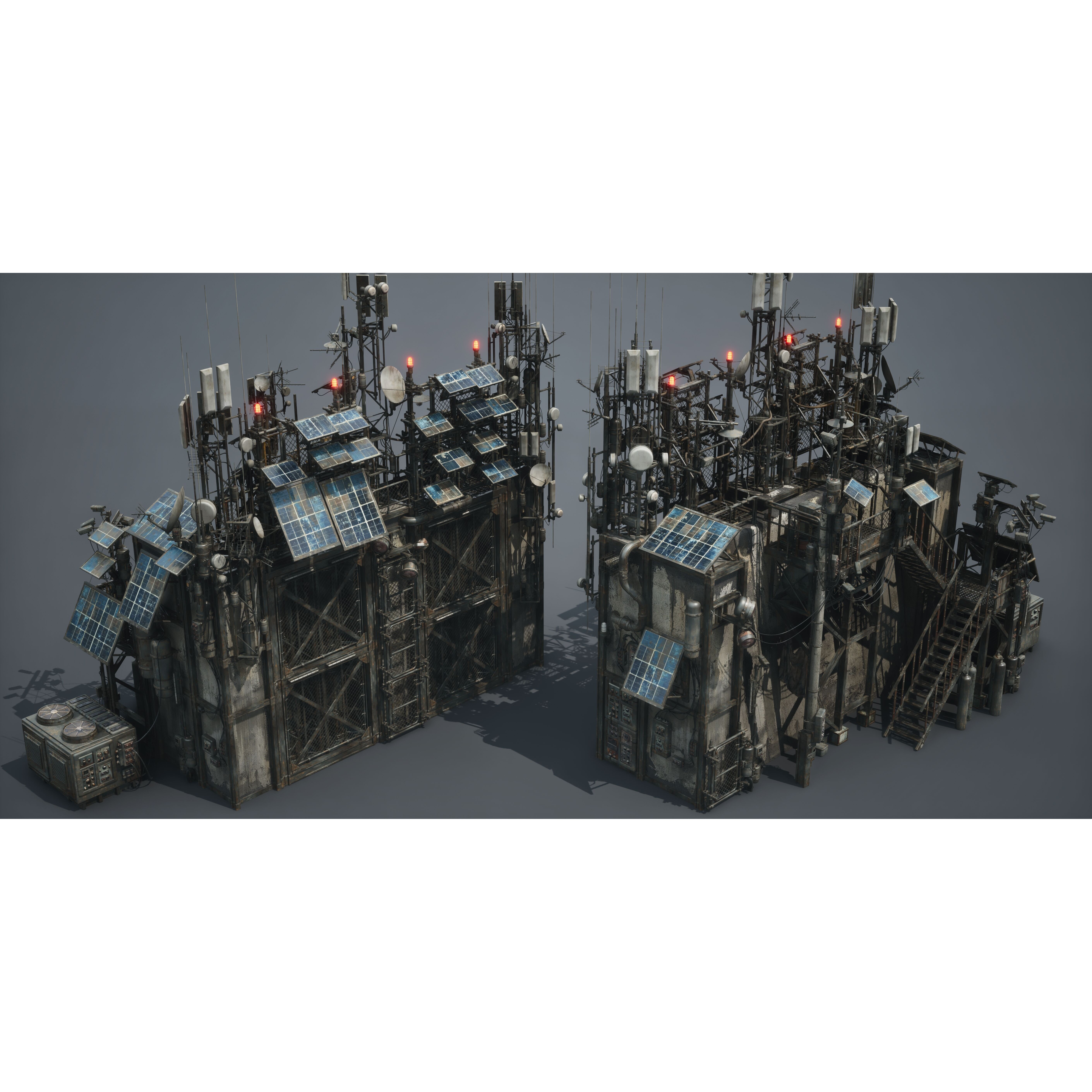 Post Apocalypse Survivor Environment Kitbash - Low-Poly 3D Model - View 53