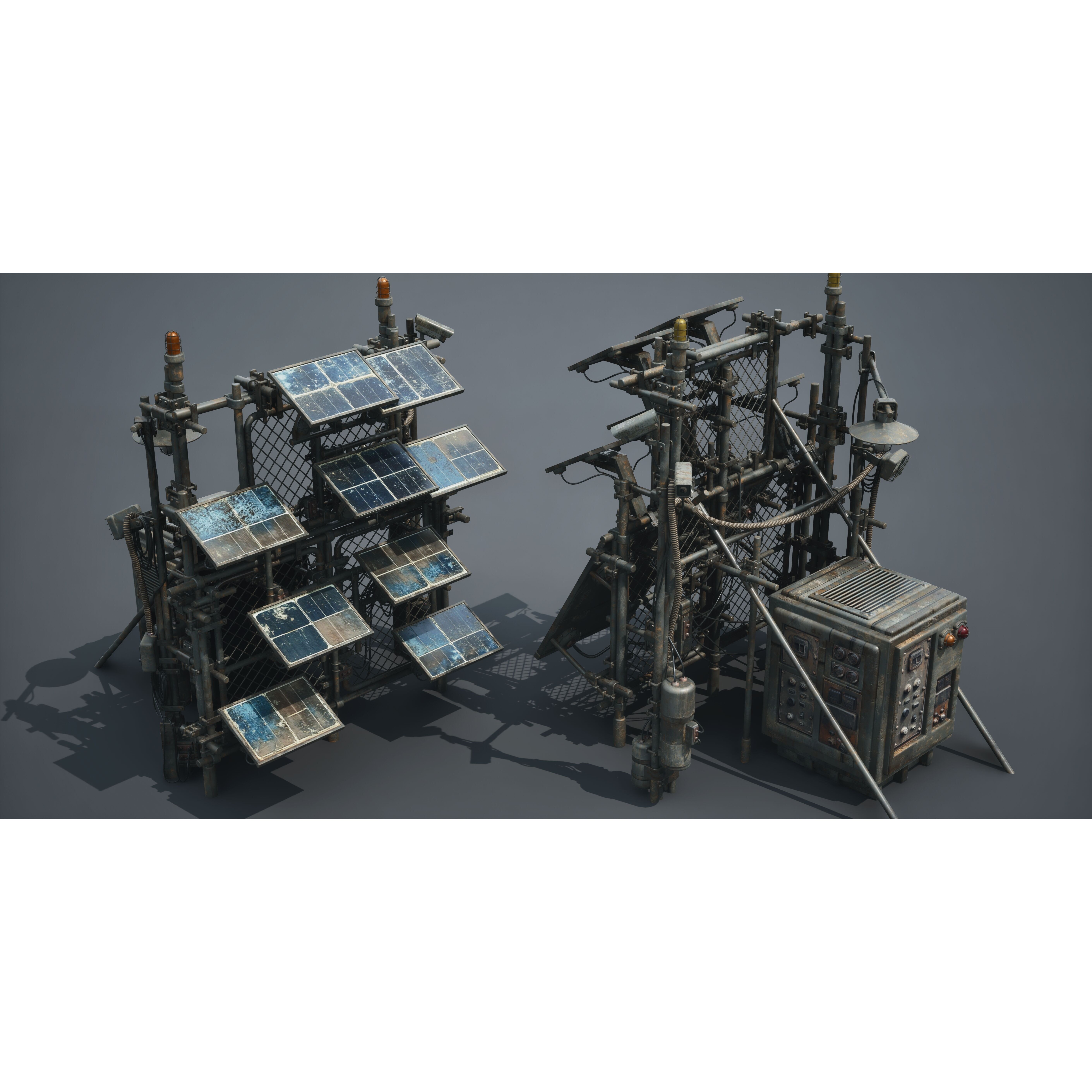 Post Apocalypse Survivor Environment Kitbash - Low-Poly 3D Model - View 69