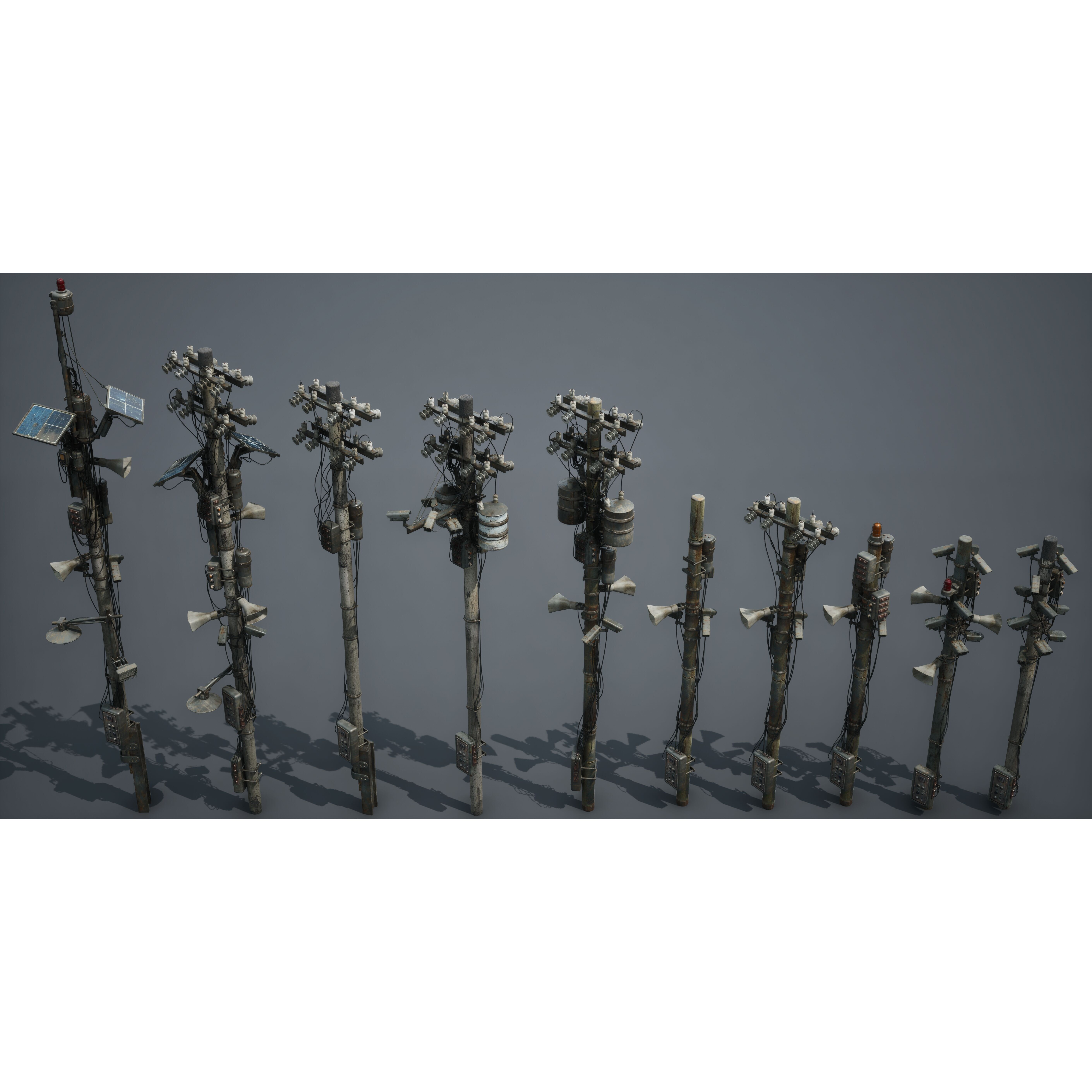 Post Apocalypse Survivor Environment Kitbash - Low-Poly 3D Model - View 77