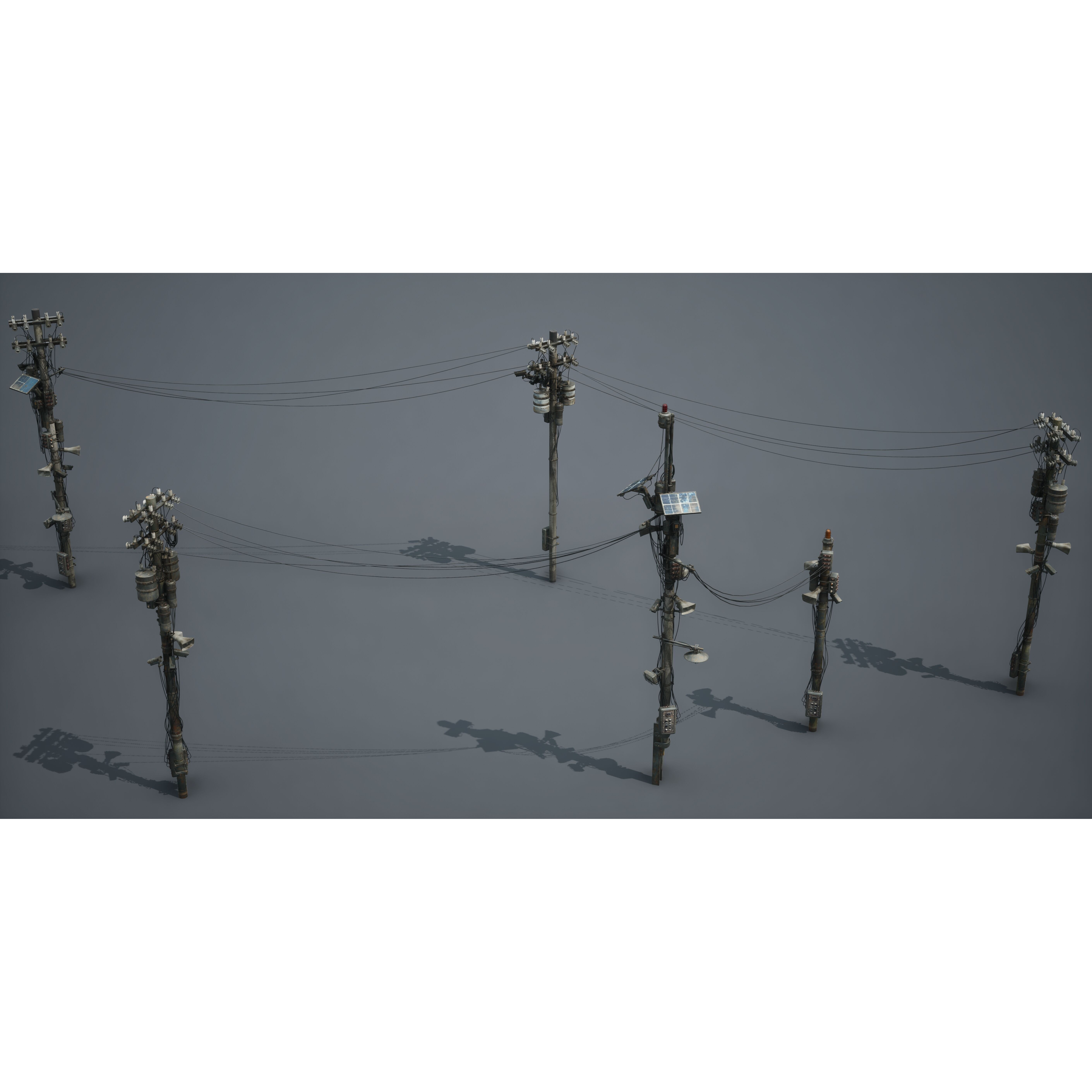 Post Apocalypse Survivor Environment Kitbash - Low-Poly 3D Model - View 85