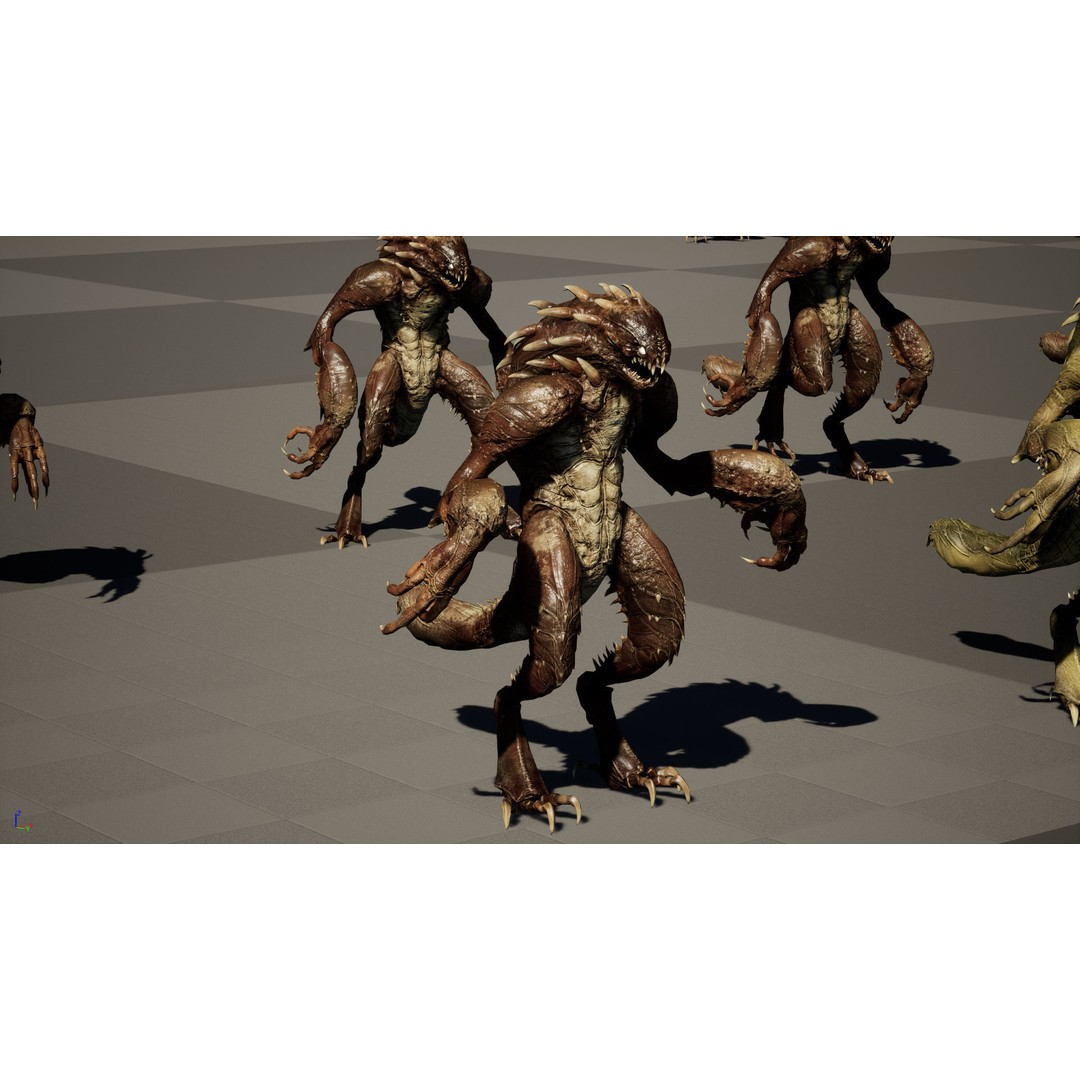 MutantR4 3D Model – Low Poly Character with Rigging and Animation - View 36