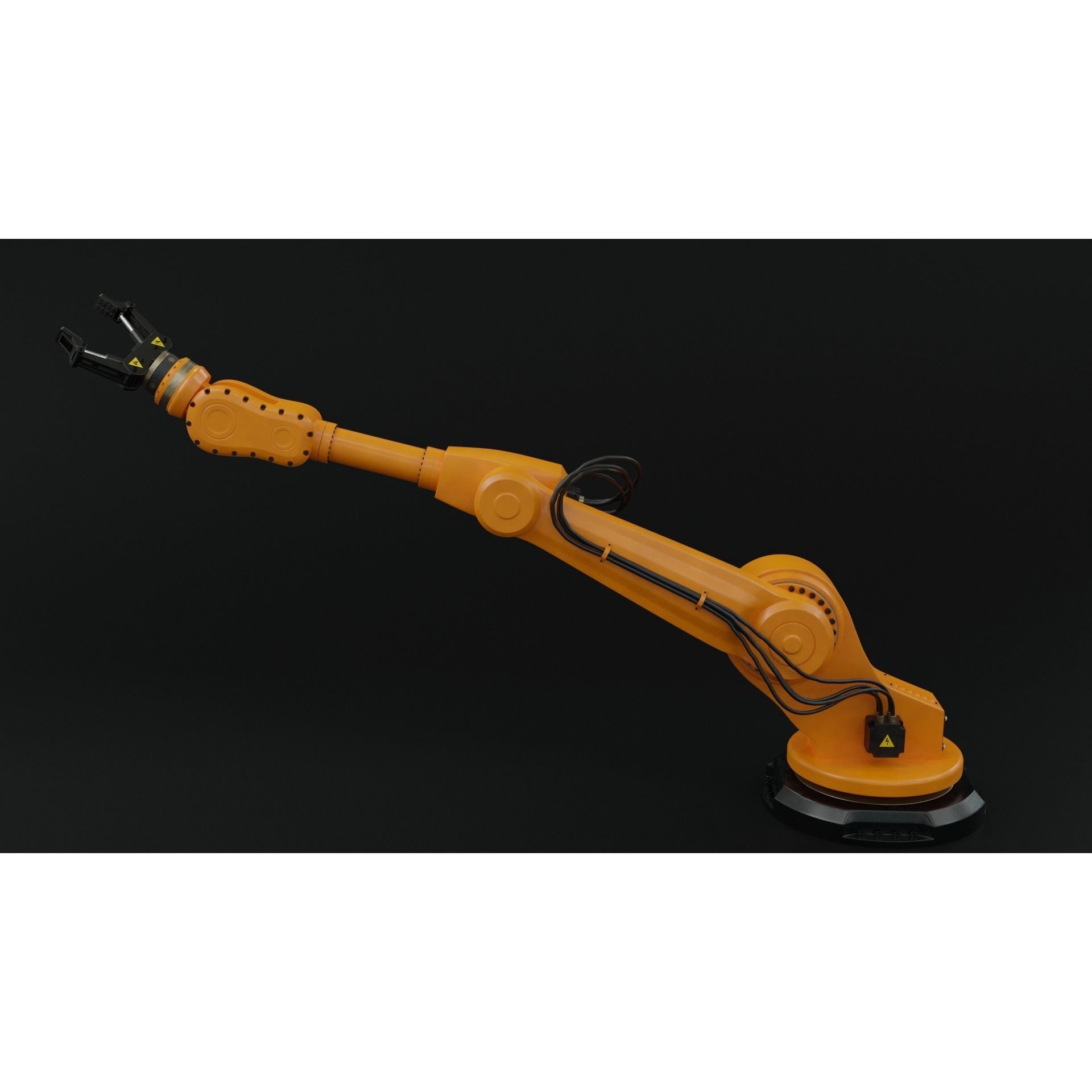 Industrial Robot Arm - Rigged PBR 3D Model - View 10