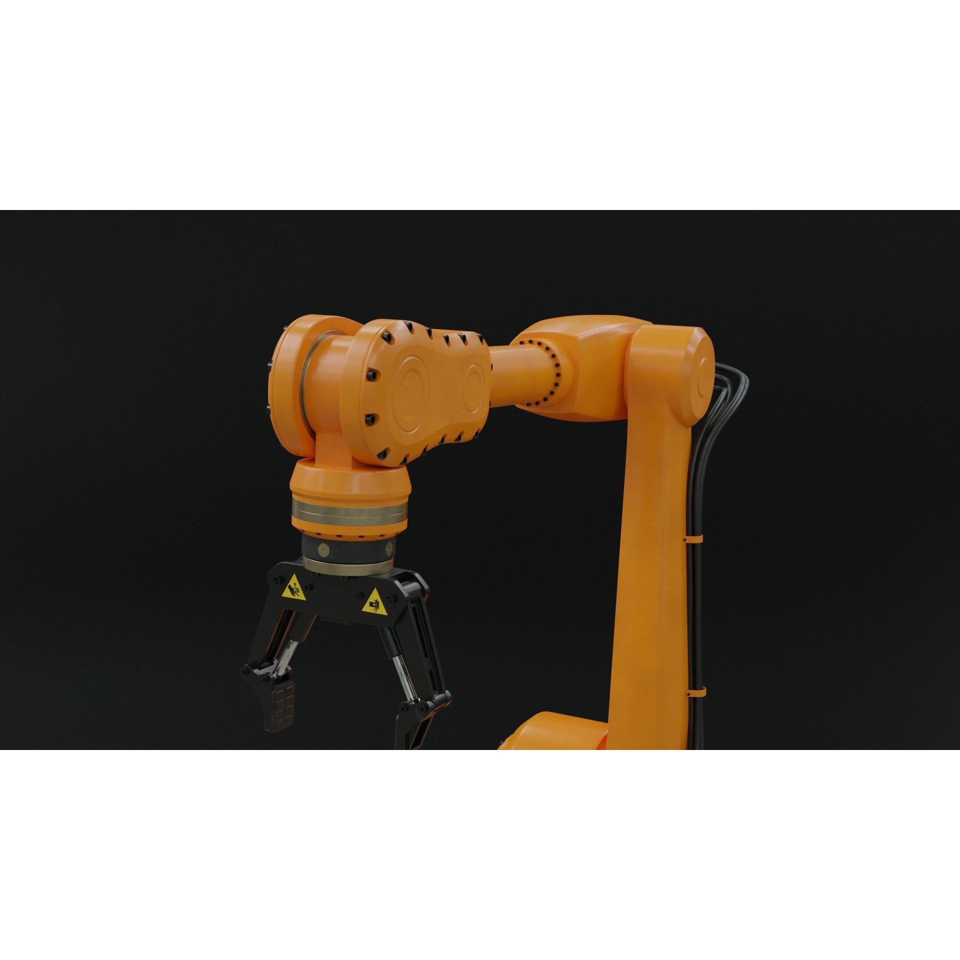 Industrial Robot Arm - Rigged PBR 3D Model - View 13