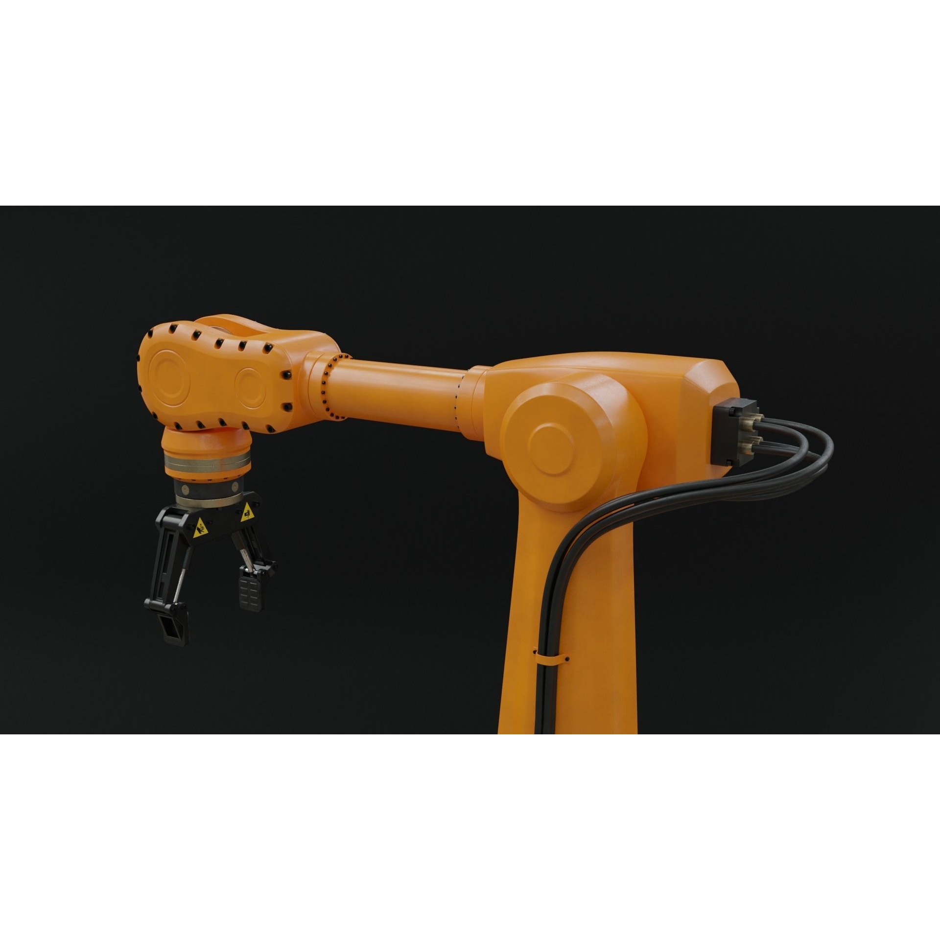 Industrial Robot Arm - Rigged PBR 3D Model - View 14