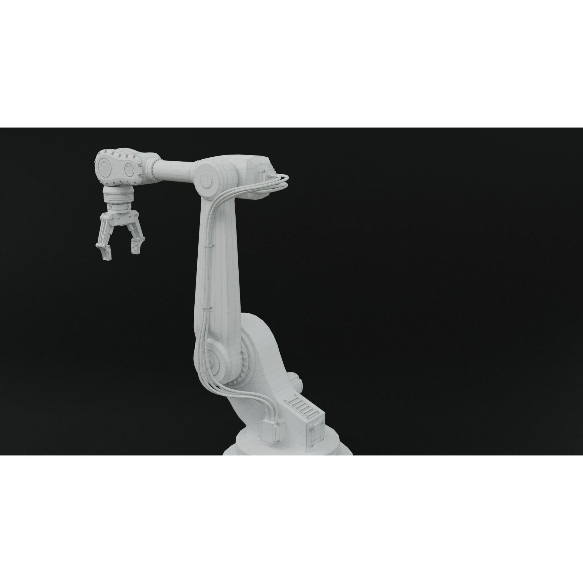 Industrial Robot Arm - Rigged PBR 3D Model - View 19