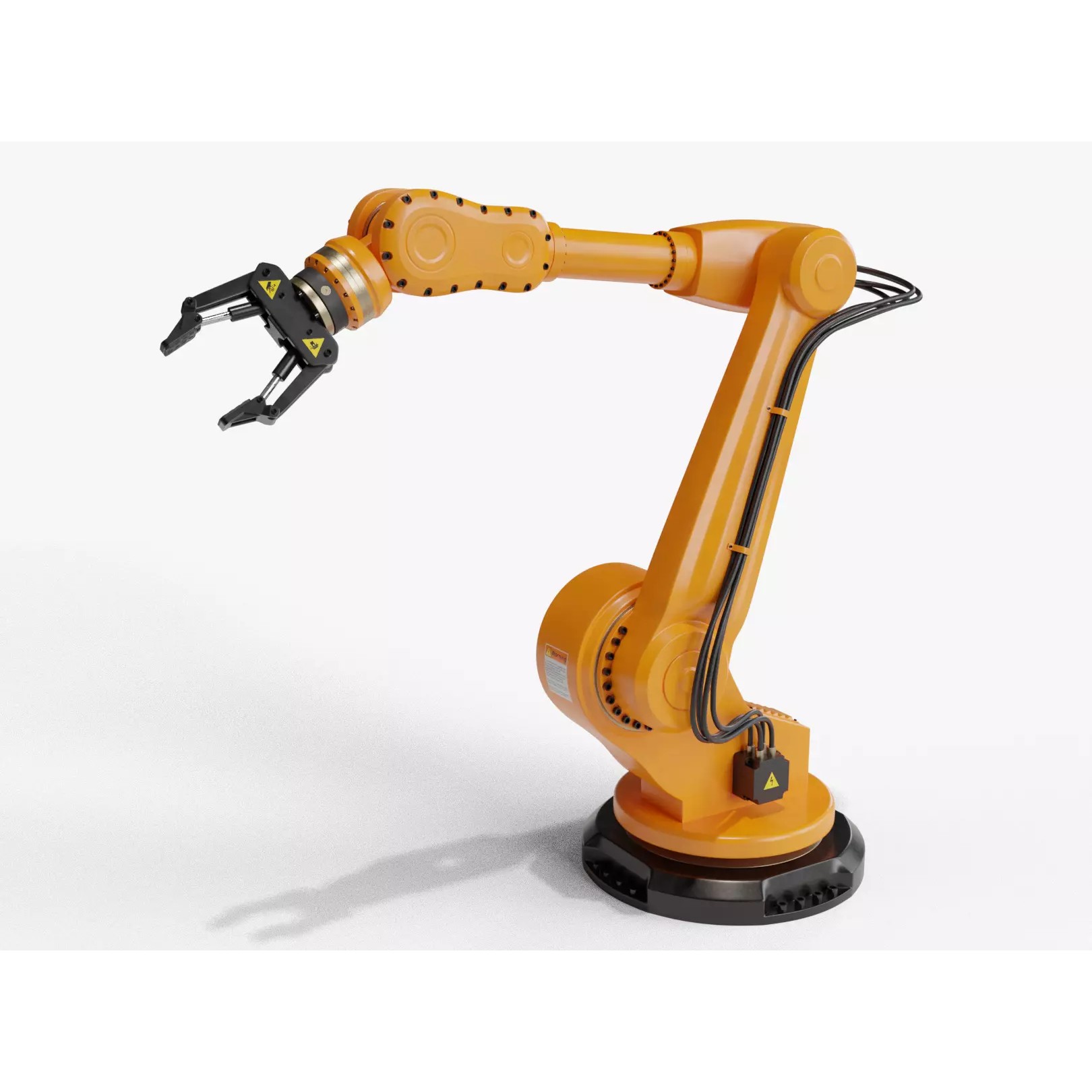 Industrial Robot Arm - Rigged PBR 3D Model - View 2