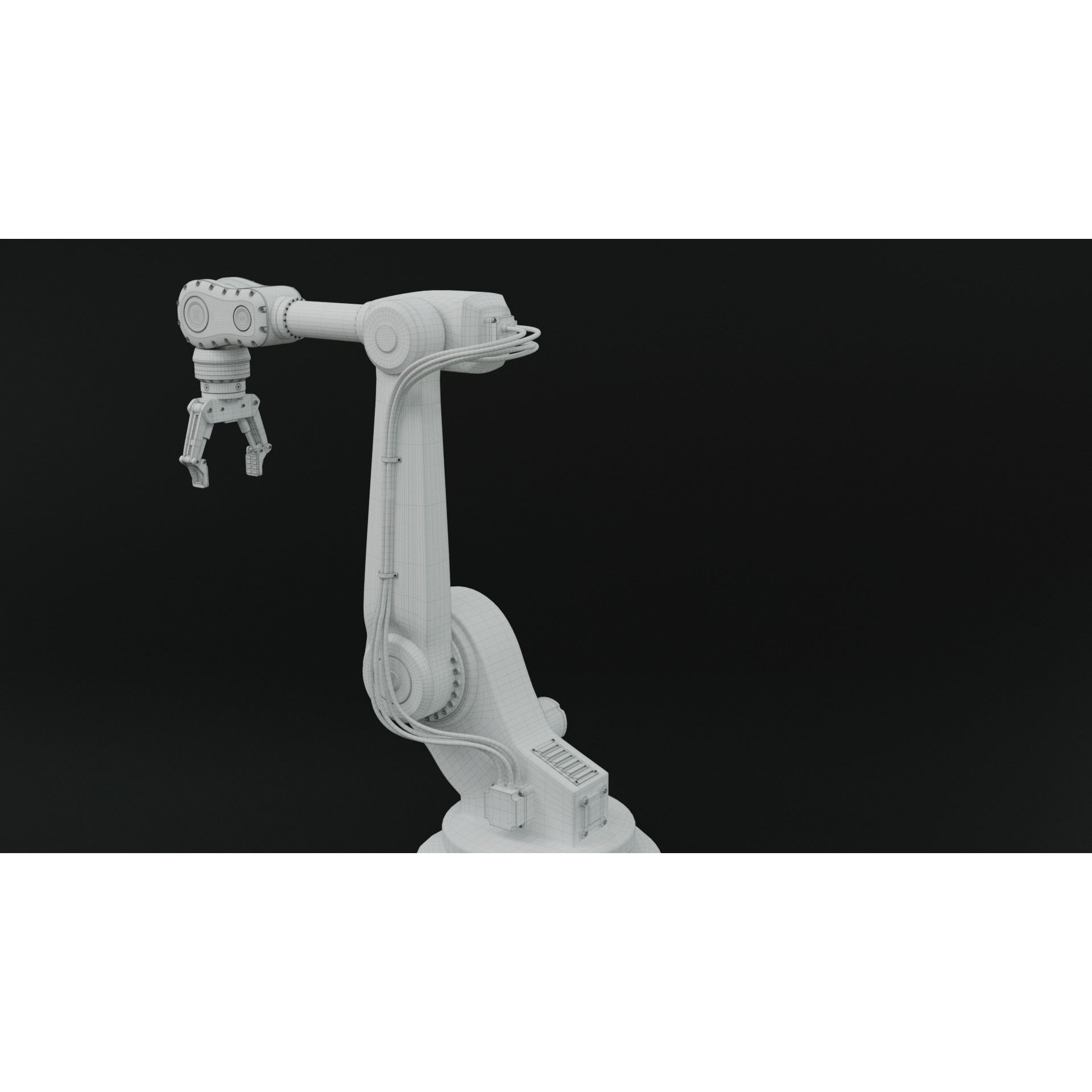 Industrial Robot Arm - Rigged PBR 3D Model - View 25