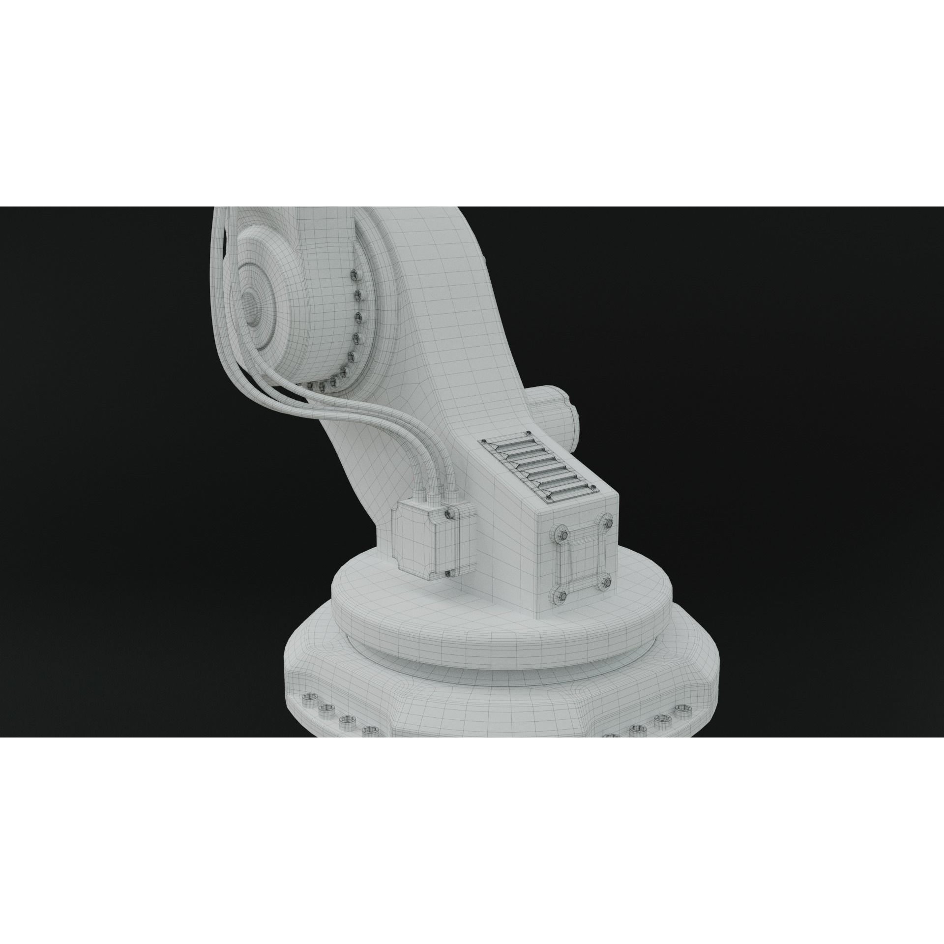 Industrial Robot Arm - Rigged PBR 3D Model - View 27