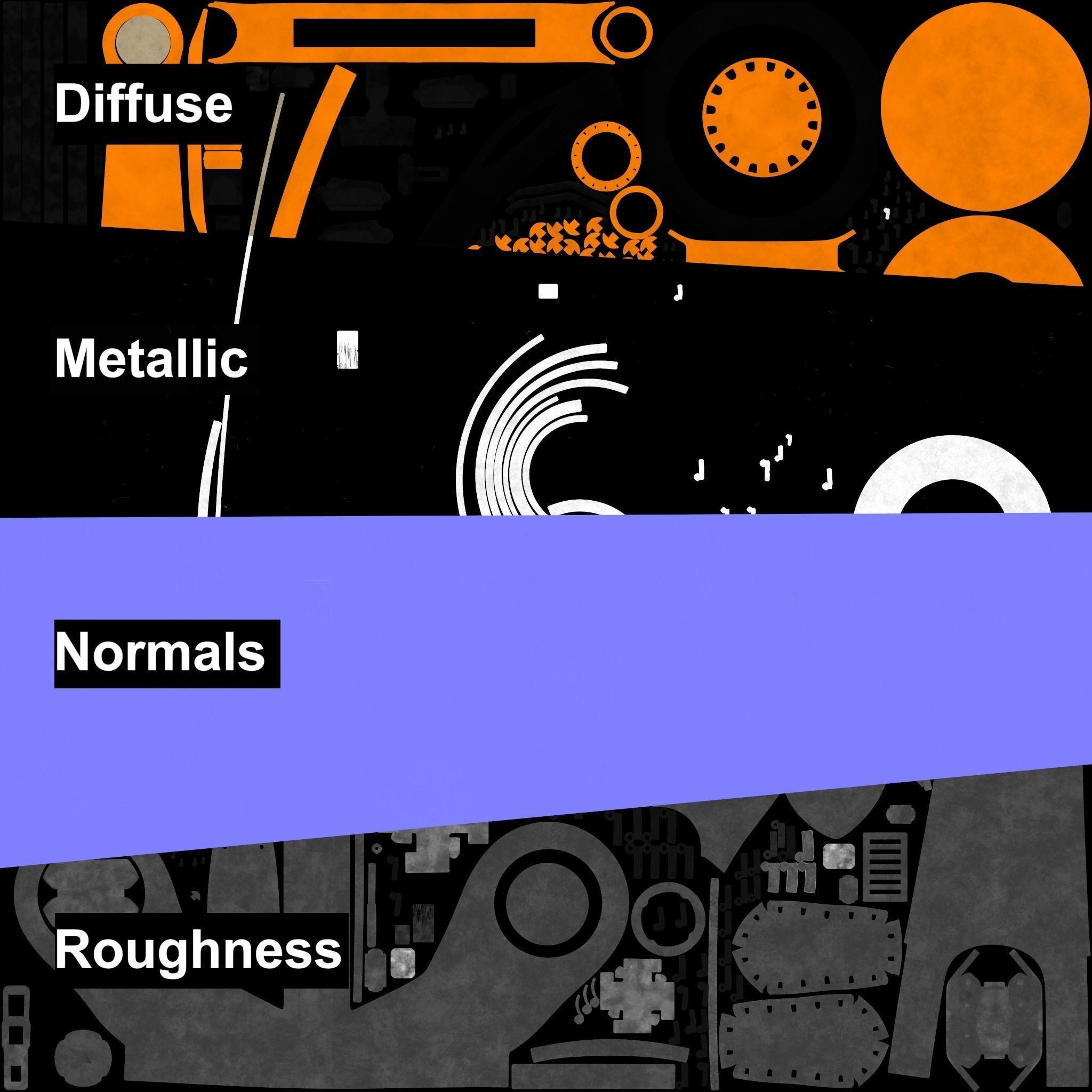 Industrial Robot Arm - Rigged PBR 3D Model - View 28