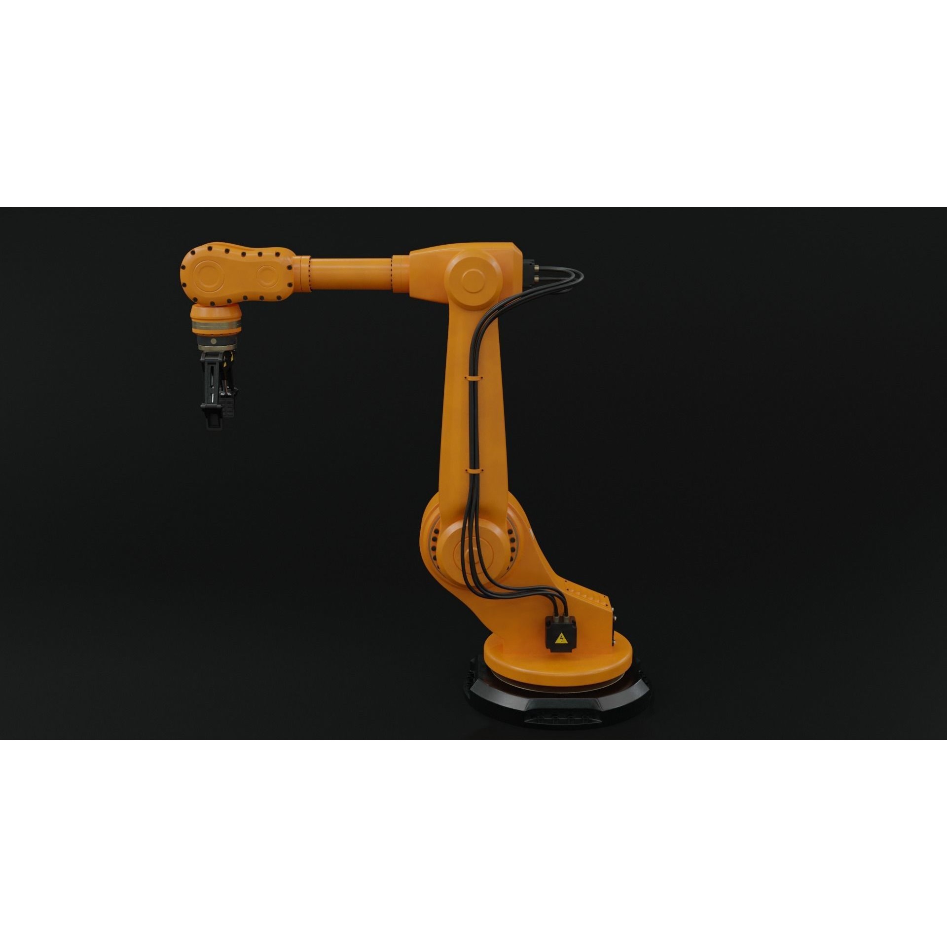 Industrial Robot Arm - Rigged PBR 3D Model - View 5