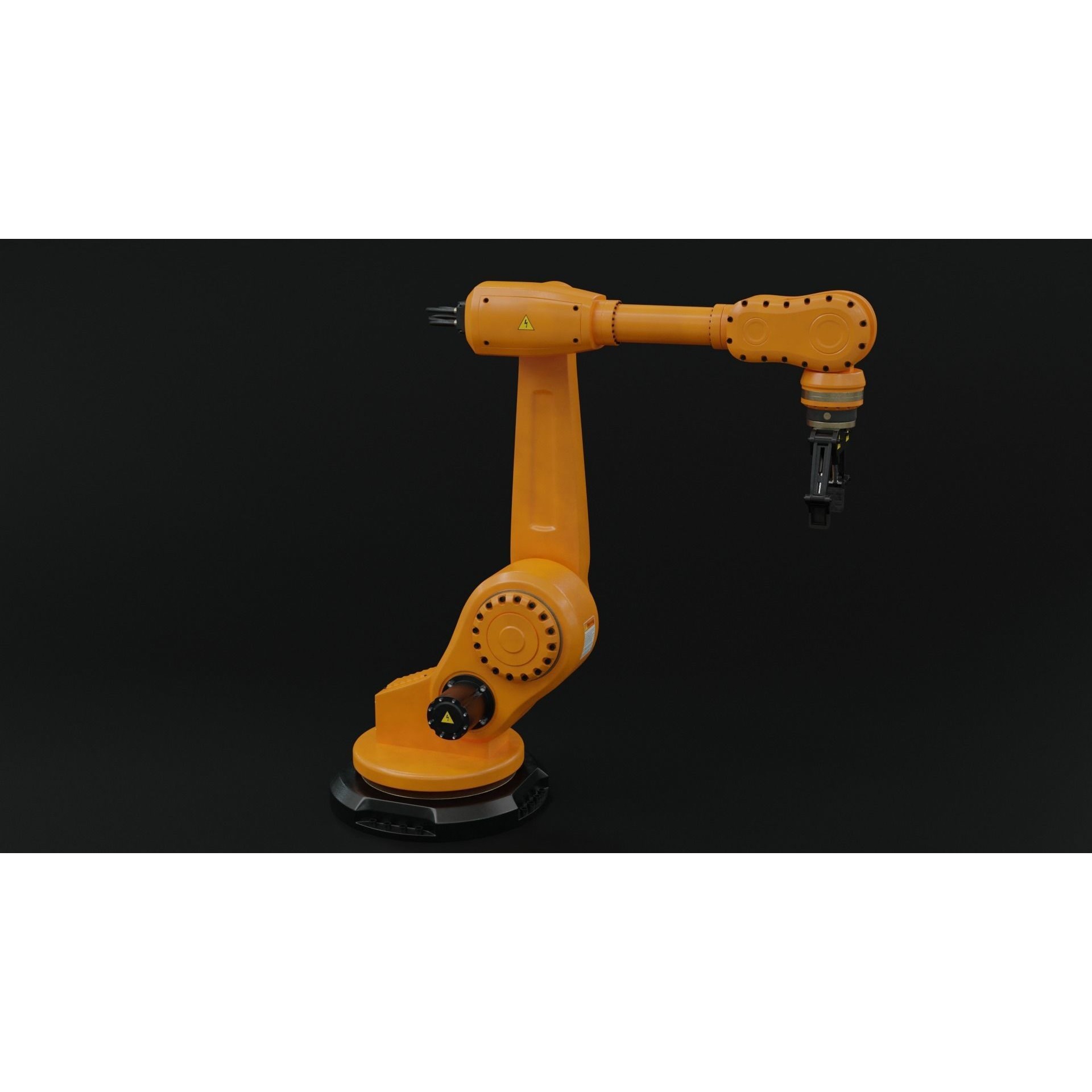 Industrial Robot Arm - Rigged PBR 3D Model - View 6