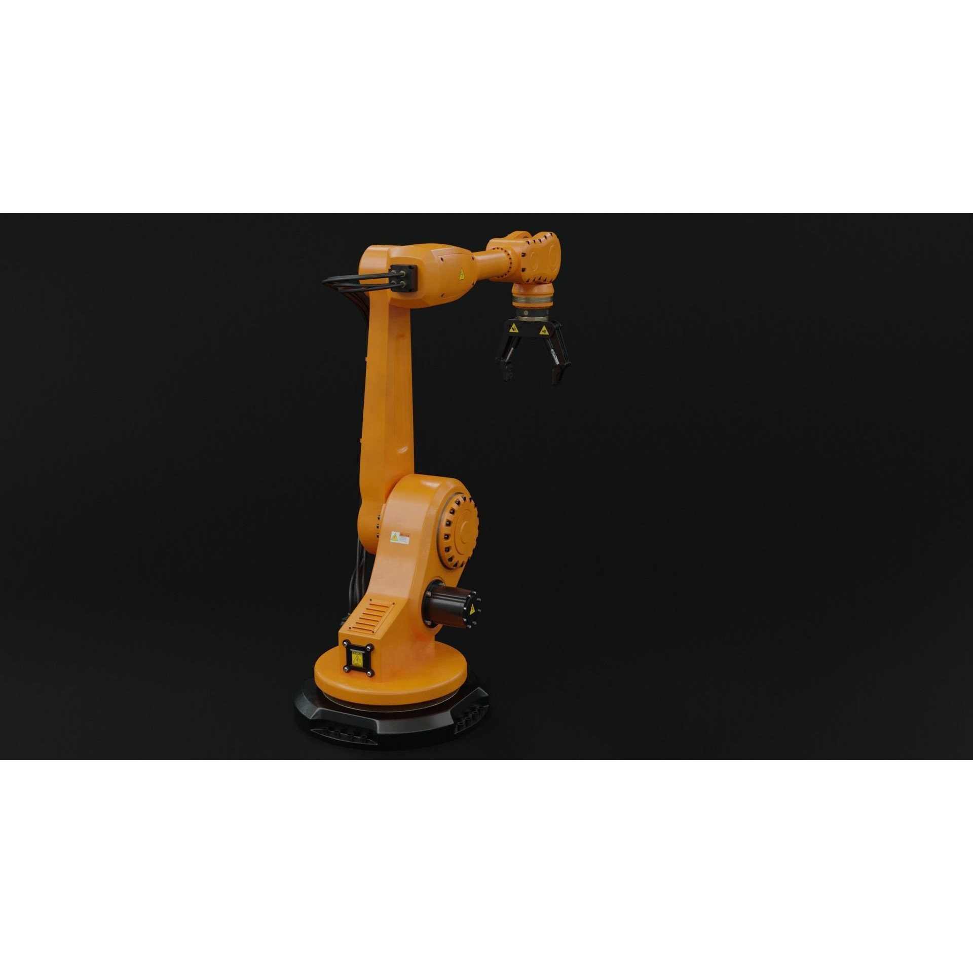 Industrial Robot Arm - Rigged PBR 3D Model - View 7