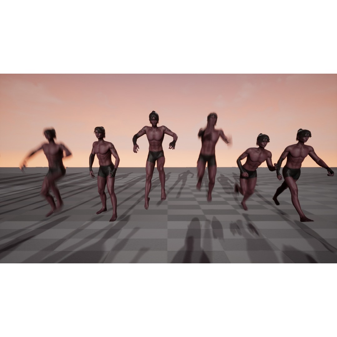 Rogue Azarain 3D Model – Low Poly Modular Character for Unity & Unreal - View 14