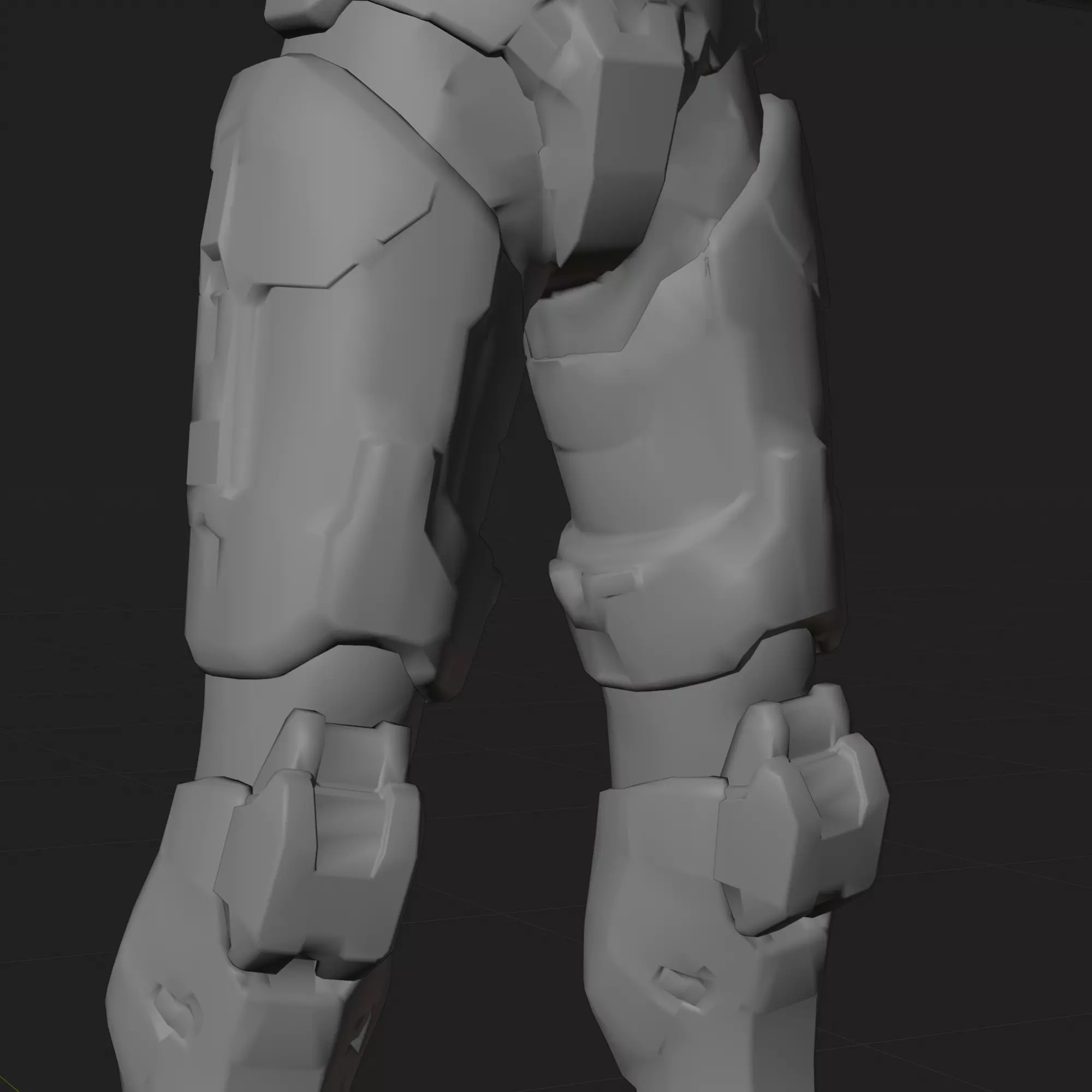 Master Chief - Low-Poly Game-Ready 3D Model - View 12