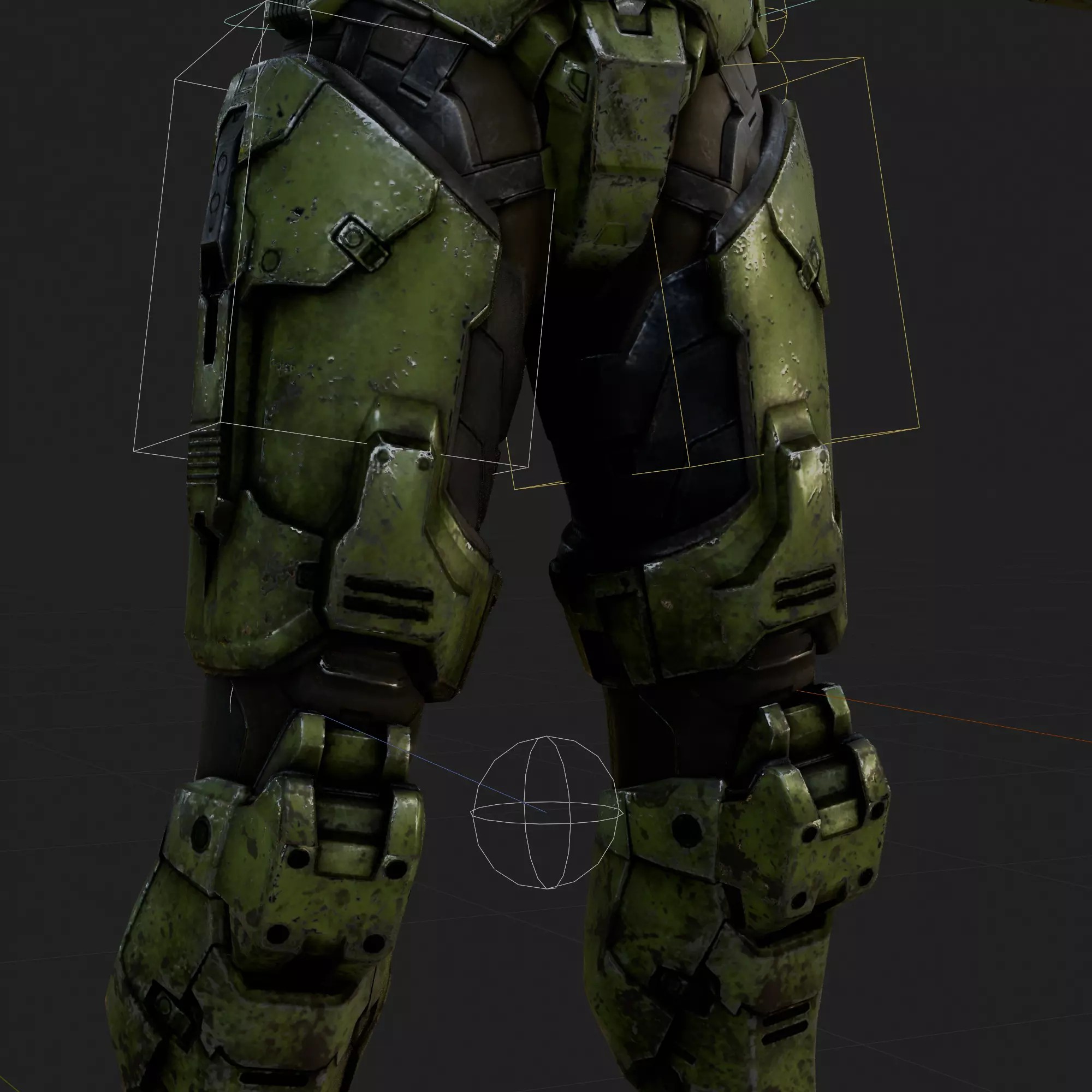Master Chief - Low-Poly Game-Ready 3D Model - View 6