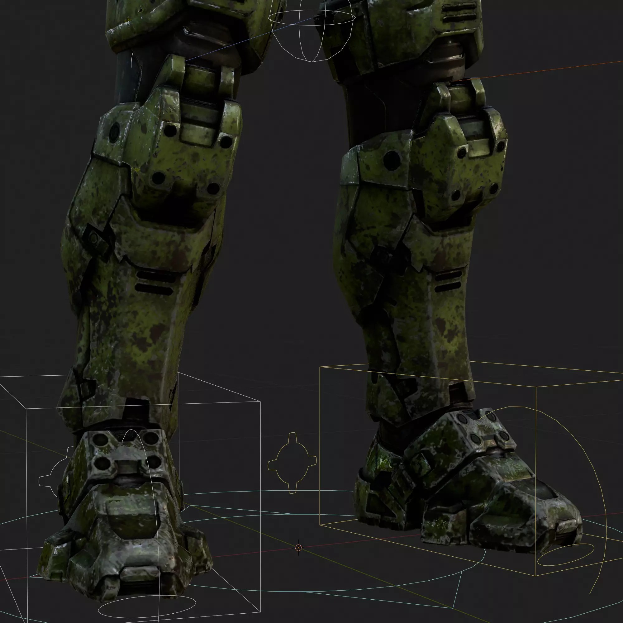 Master Chief - Low-Poly Game-Ready 3D Model - View 7