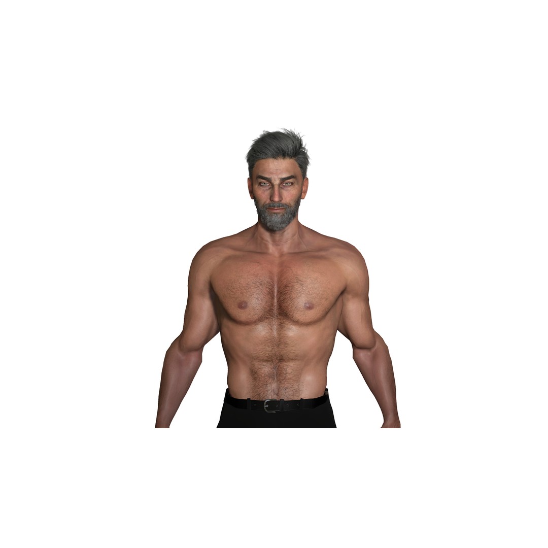 Police Man 3D Model – Realistic Rigged Game-Ready Character, FBX - View 4