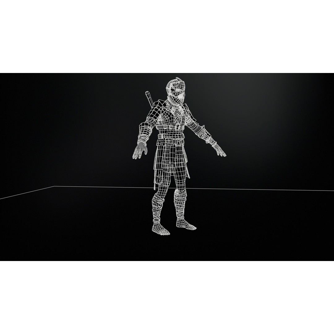 SkinnyOrc 3D Model – Low Poly Character with Animations, FBX - View 17