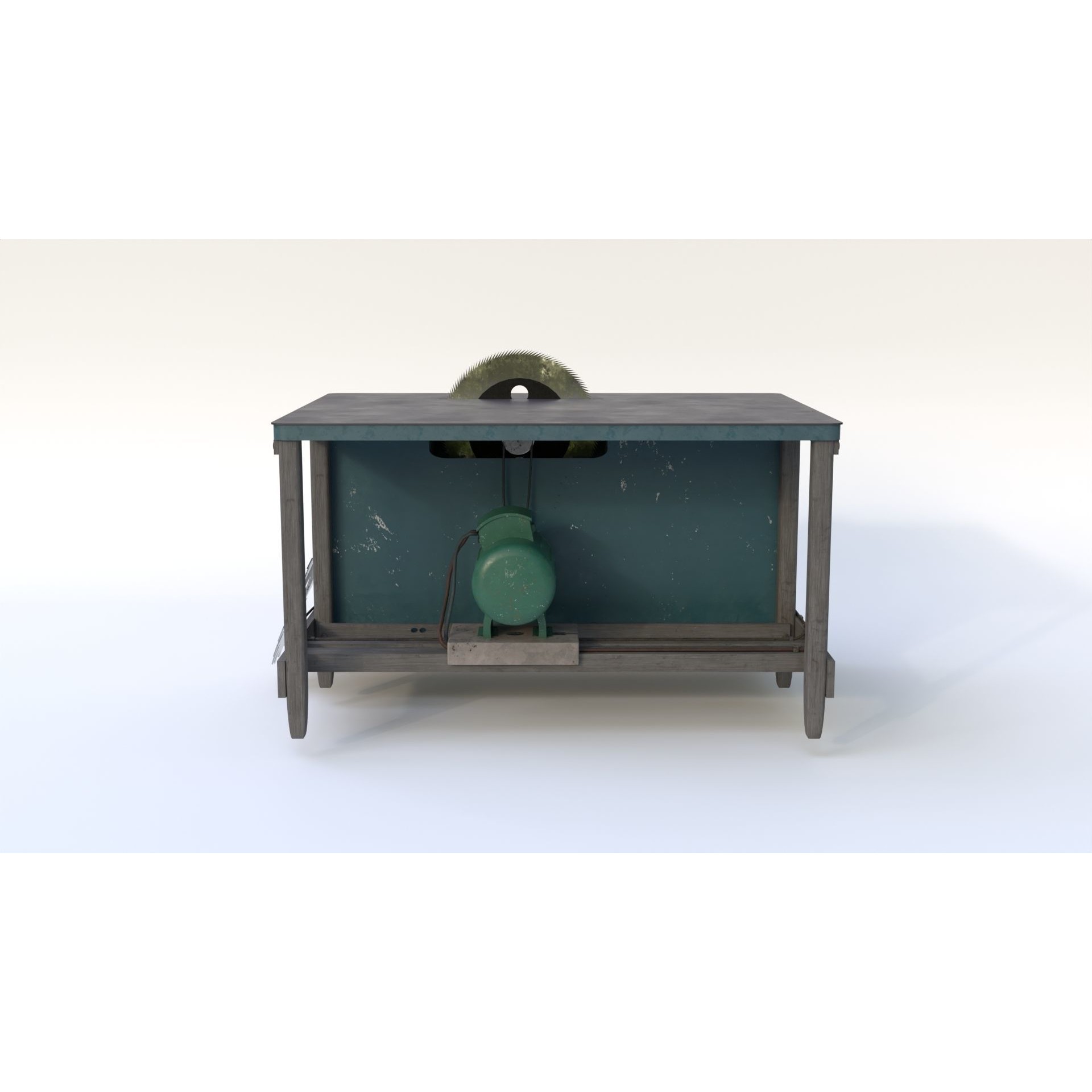 Table Saw - Low-Poly Game-Ready 3D Model - View 5