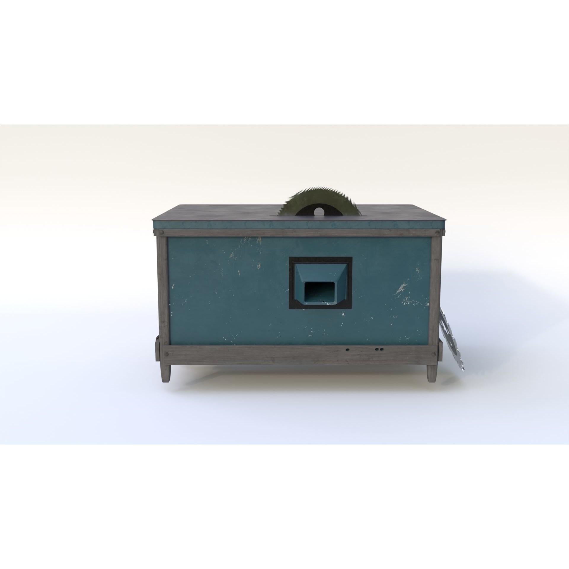 Table Saw - Low-Poly Game-Ready 3D Model - View 9