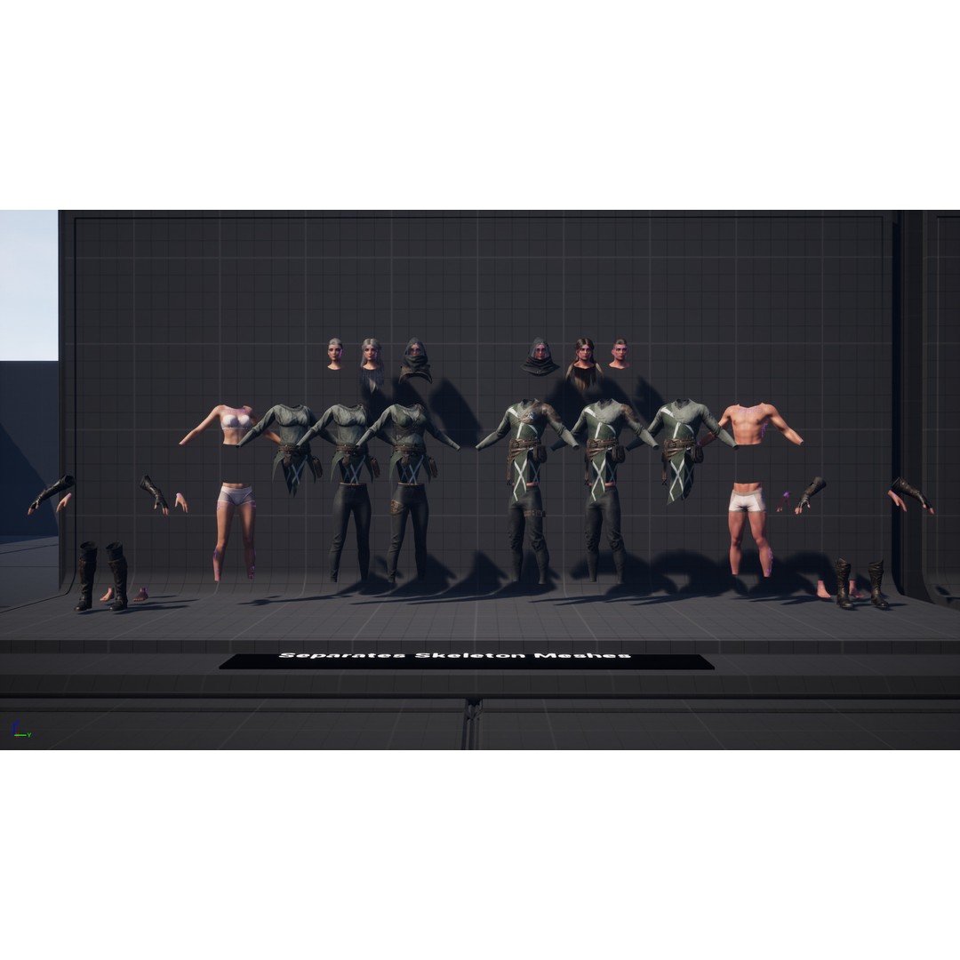 Archer 3D Model – Game Ready Character, Rigged for Unreal & Unity - View 12