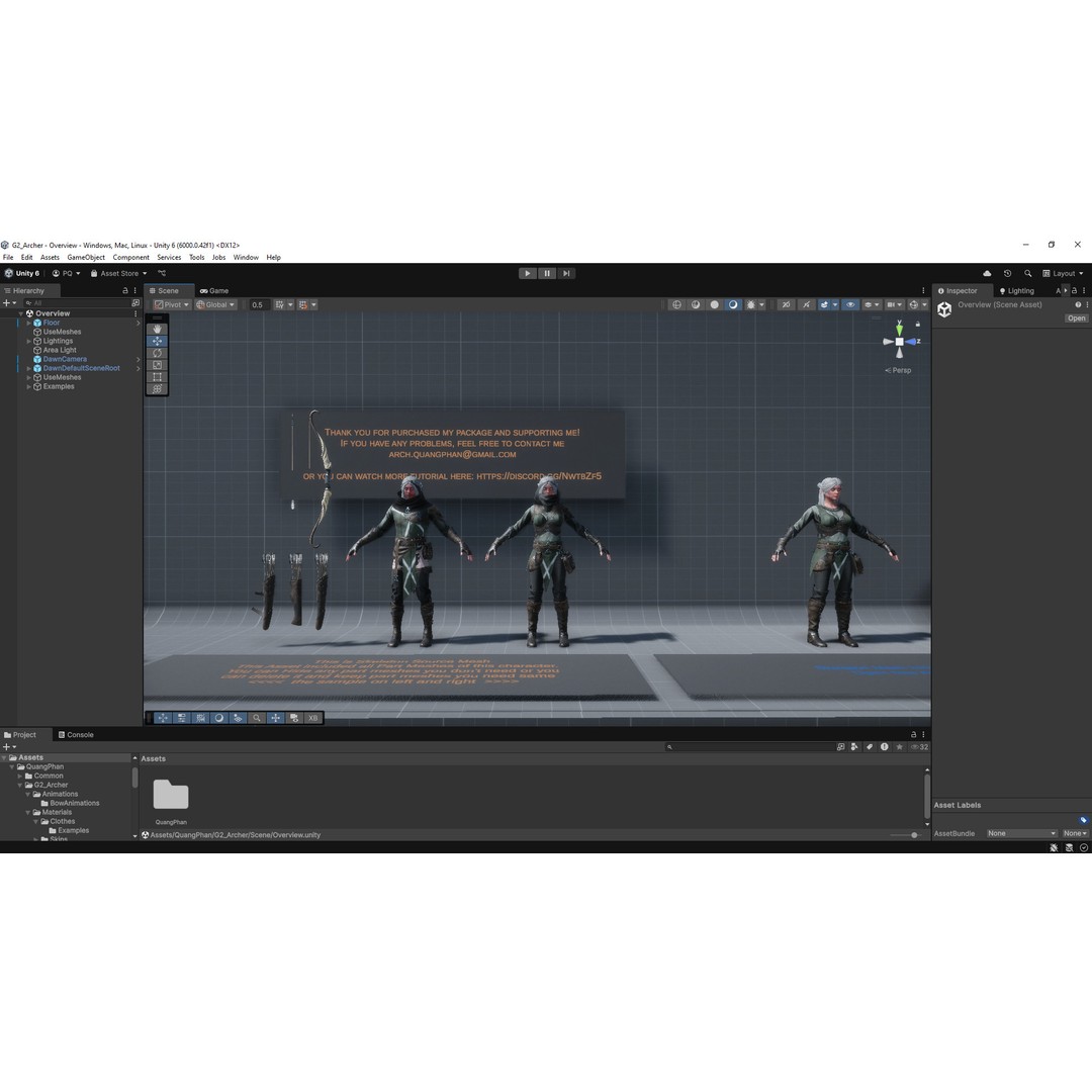 Archer 3D Model – Game Ready Character, Rigged for Unreal & Unity - View 22