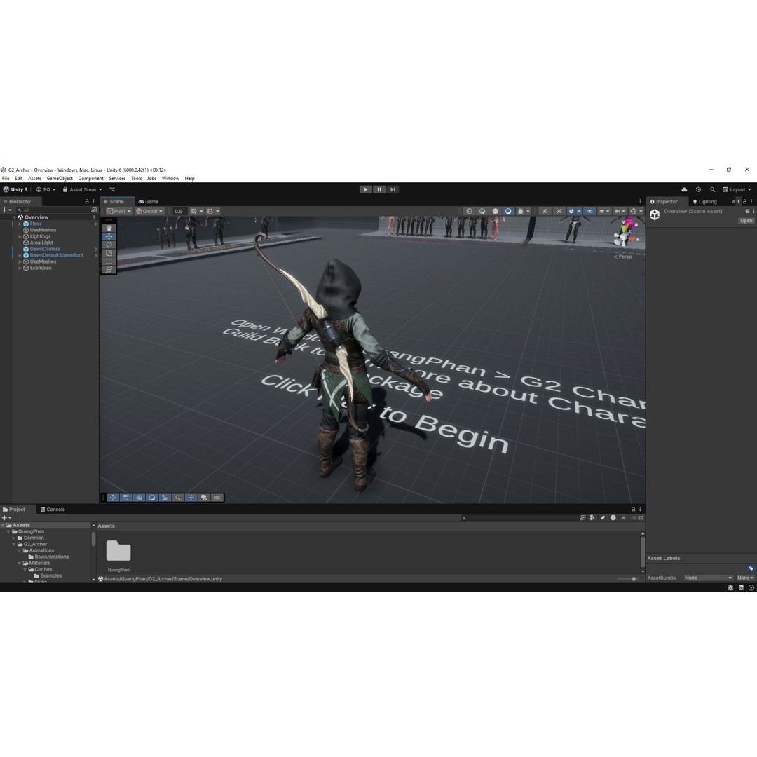 Archer 3D Model – Game Ready Character, Rigged for Unreal & Unity - View 24