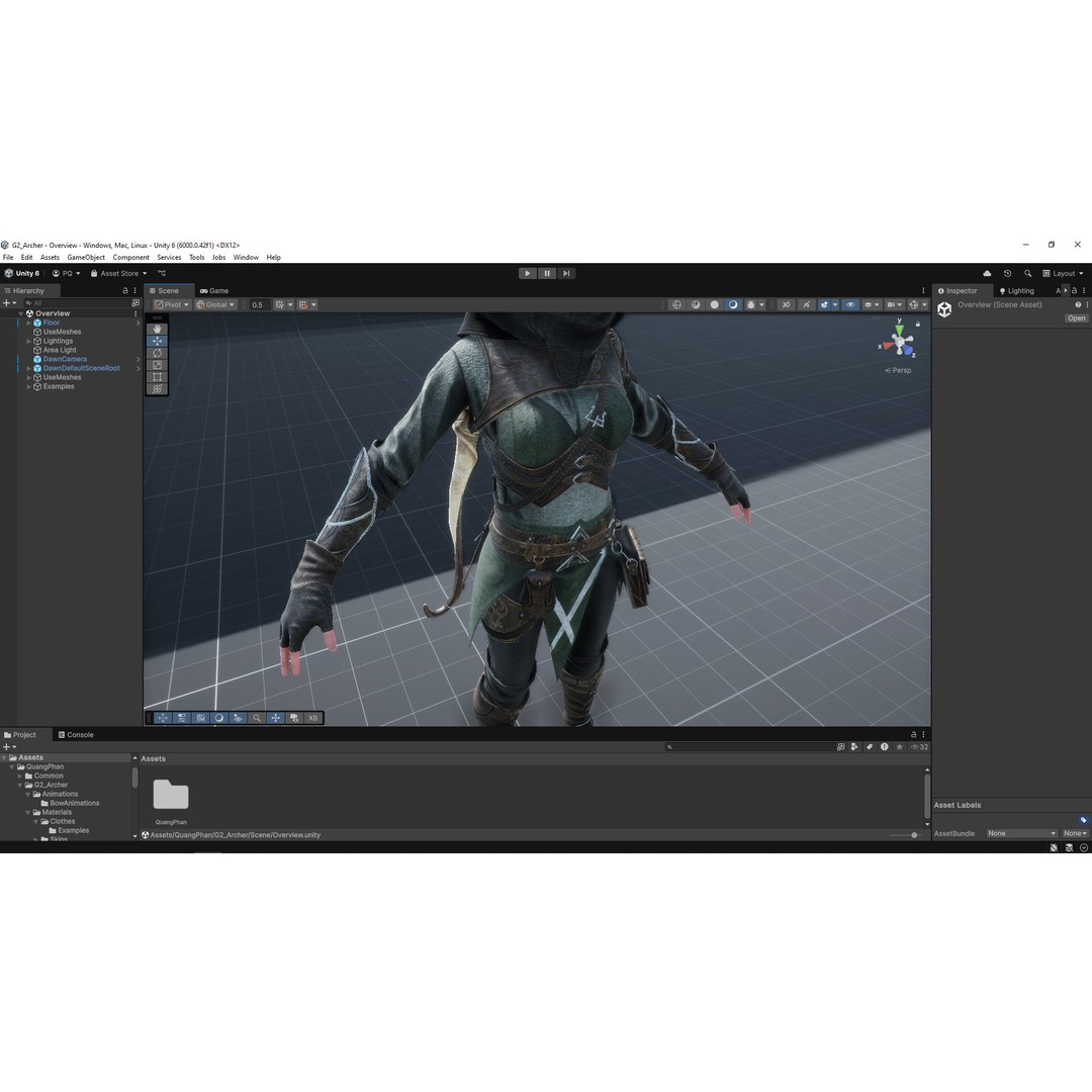 Archer 3D Model – Game Ready Character, Rigged for Unreal & Unity - View 25