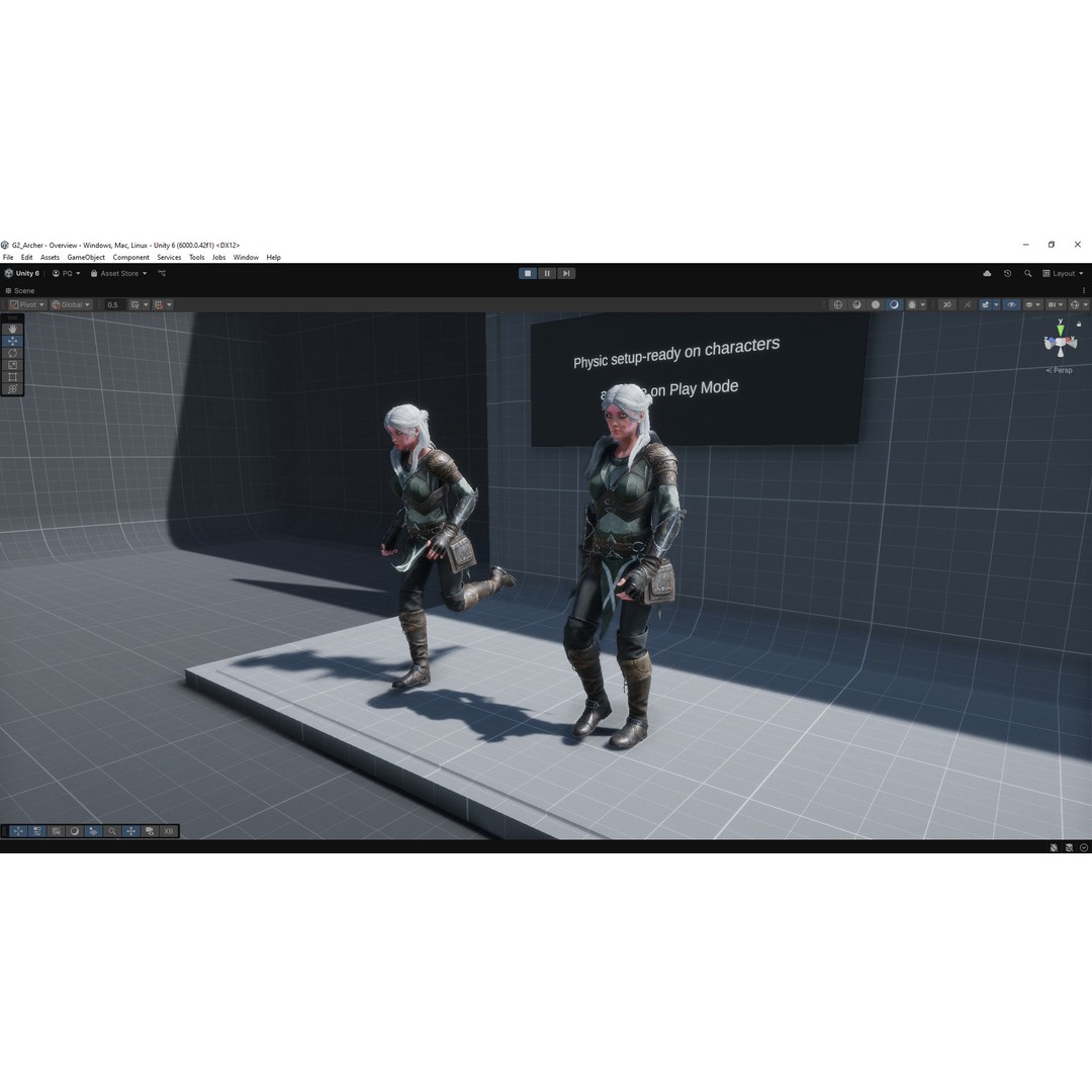 Archer 3D Model – Game Ready Character, Rigged for Unreal & Unity - View 27