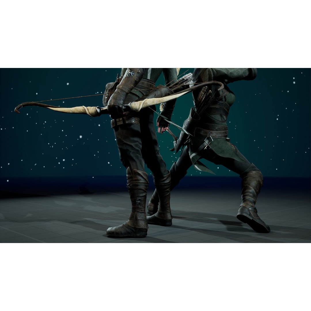 Archer 3D Model – Game Ready Character, Rigged for Unreal & Unity - View 7