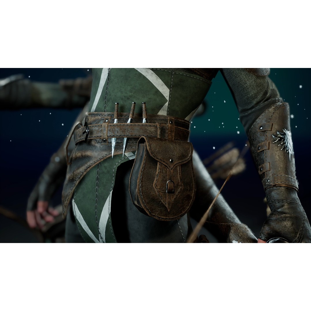 Archer 3D Model – Game Ready Character, Rigged for Unreal & Unity - View 9