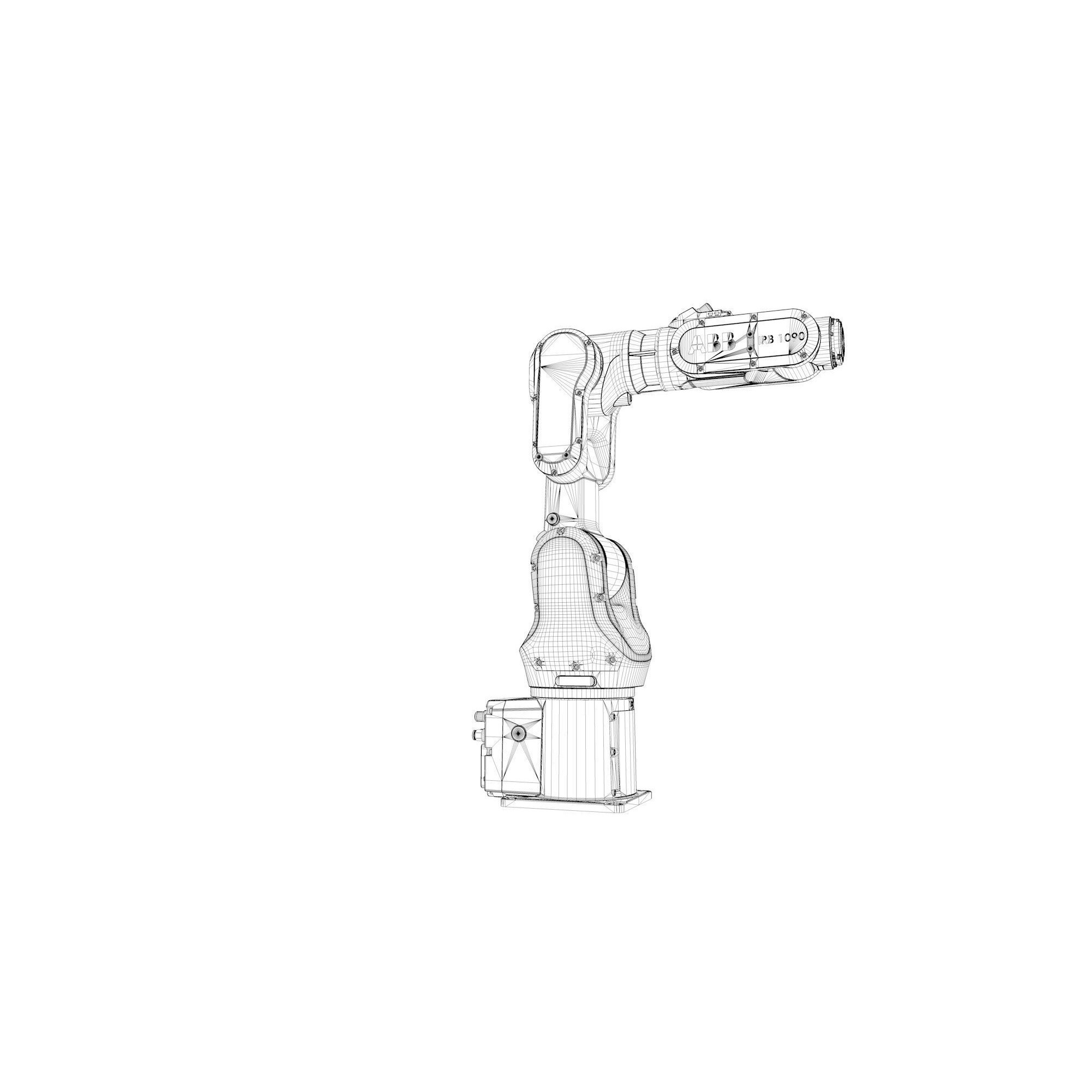 Robotic Arm ABB irb 1090 - Rigged Game-Ready 3D Model - View 47