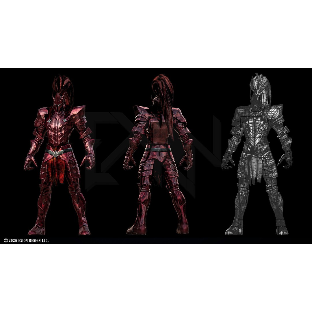 Igris 3D Model – Semi-Rigged Character from Solo Leveling, FBX, Blender - View 11