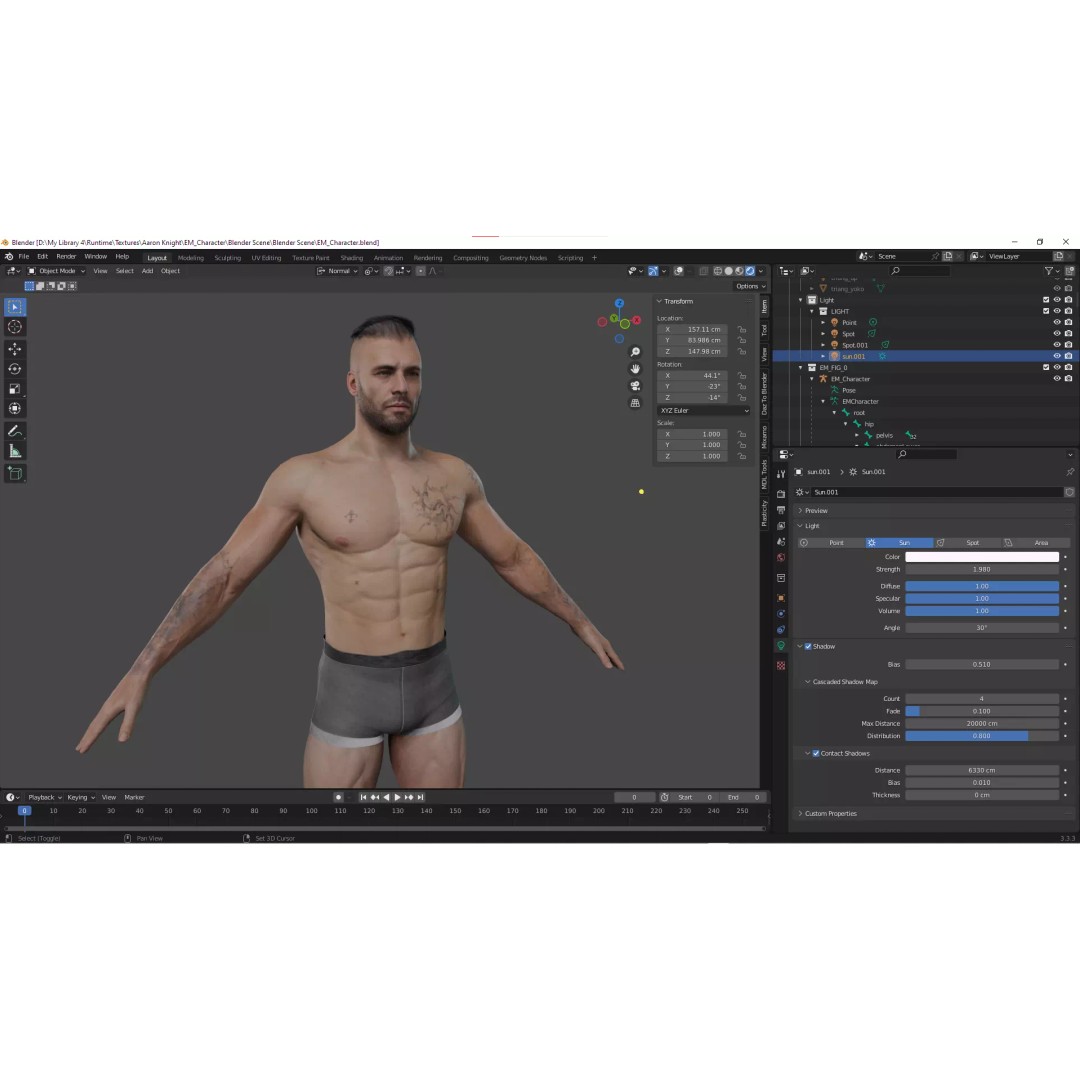 Realistic Military Base Male Character 3D Model – Low Poly Rigged Asset for Games - View 26