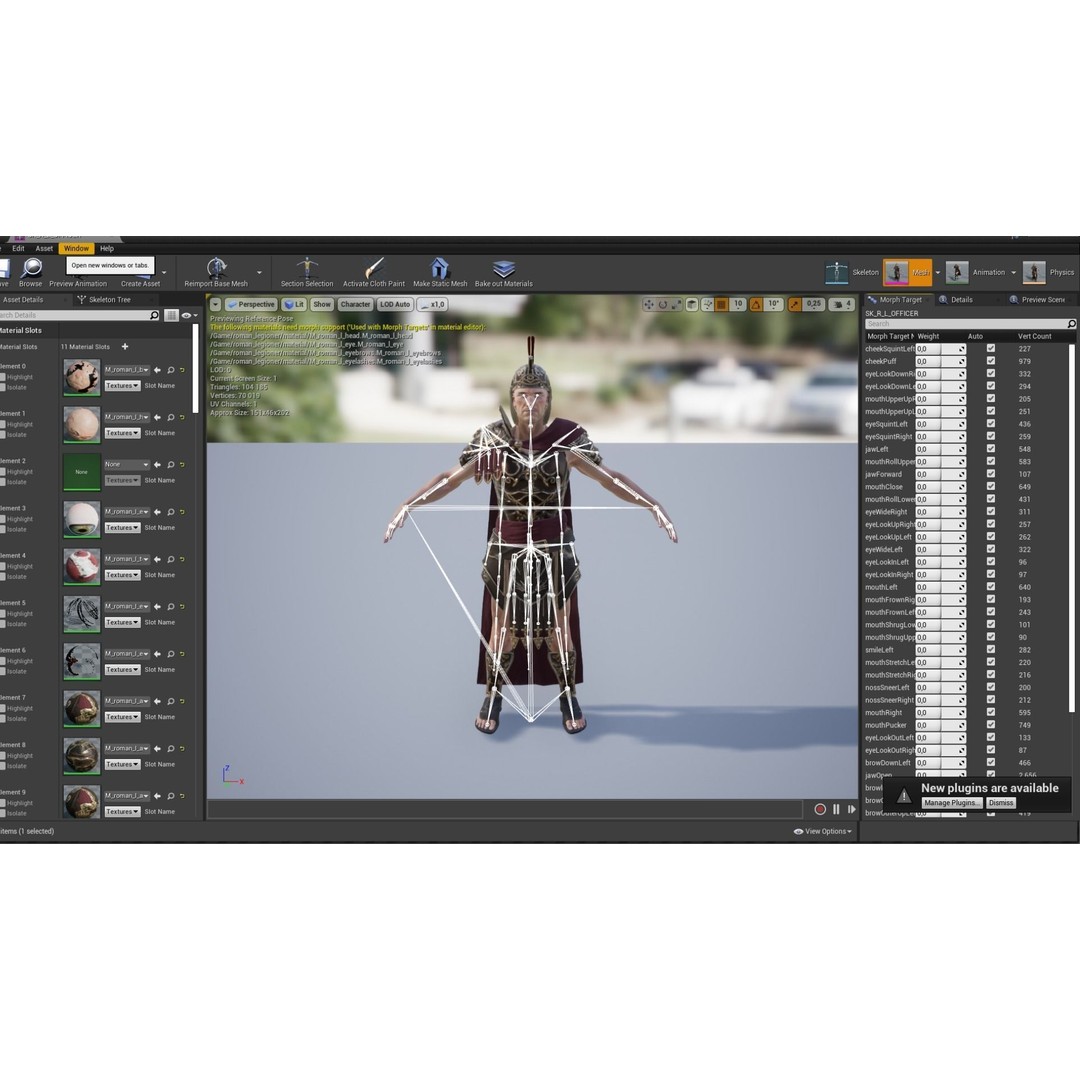 Roman Legion Officer 3D Model – Low Poly Rigged Character for Games - View 17