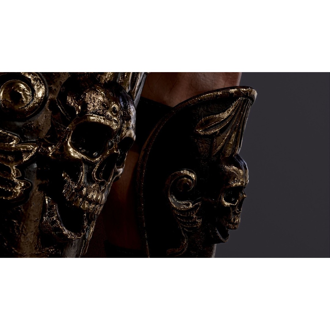 Roman Legion Officer 3D Model – Low Poly Rigged Character for Games - View 9