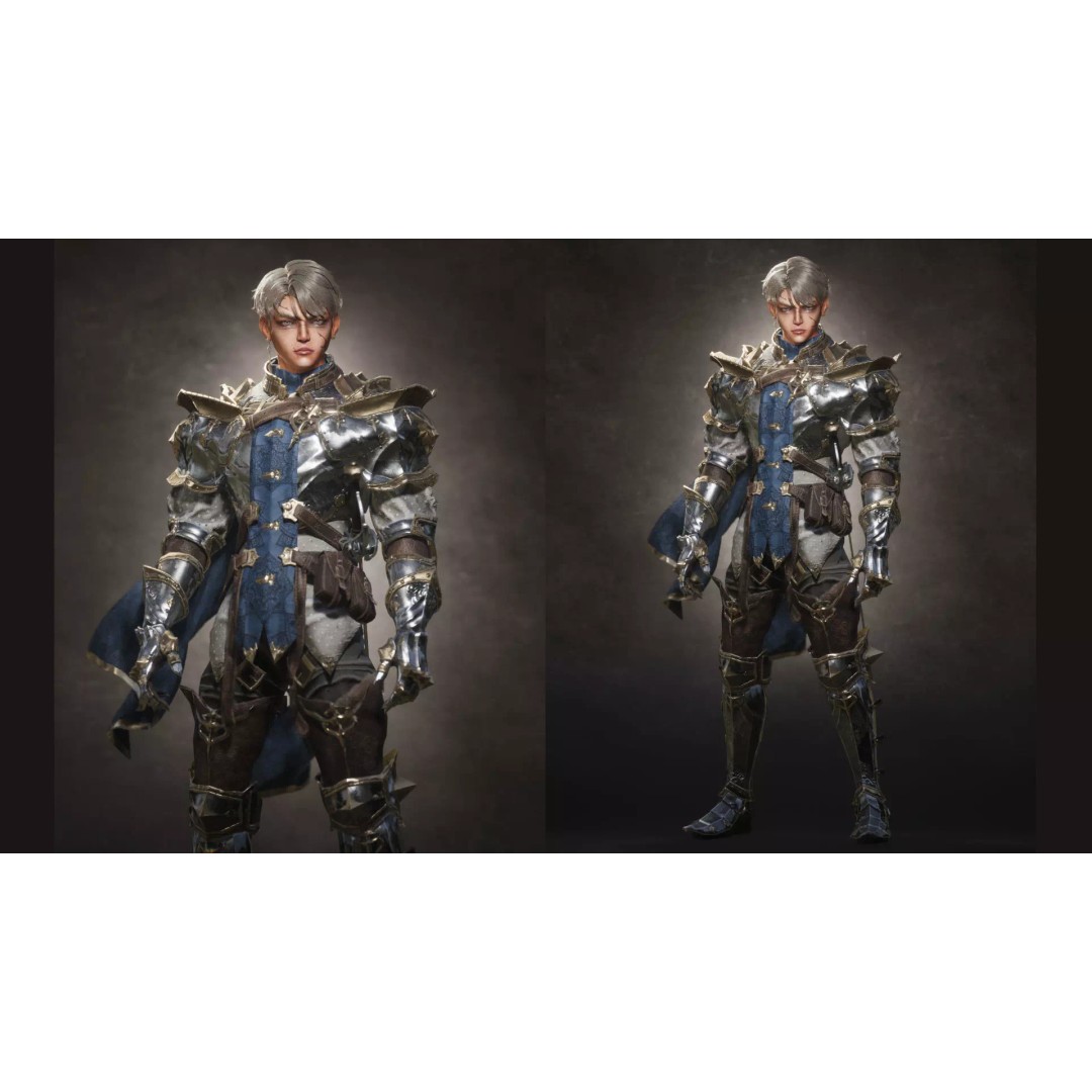 Medieval Explorer Soldier 3D Model – Low Poly Game-Ready Character, FBX - View 2