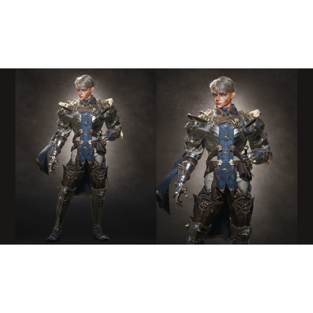 Medieval Explorer Soldier 3D Model – Low Poly Game-Ready Character, FBX - View 3
