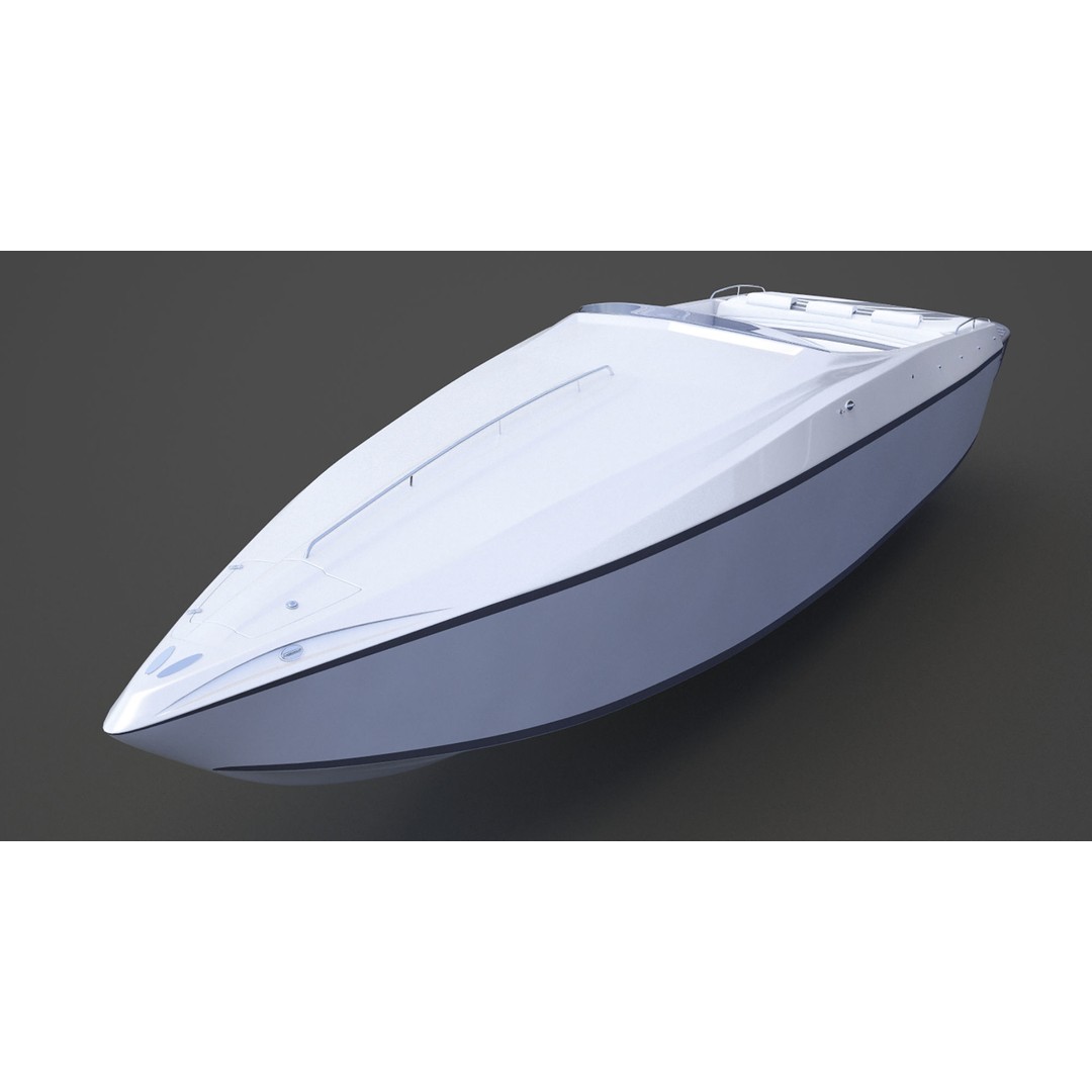Motor Boat 03 3D Model – Photorealistic Watercraft for Animation, 3ds Max - View 12