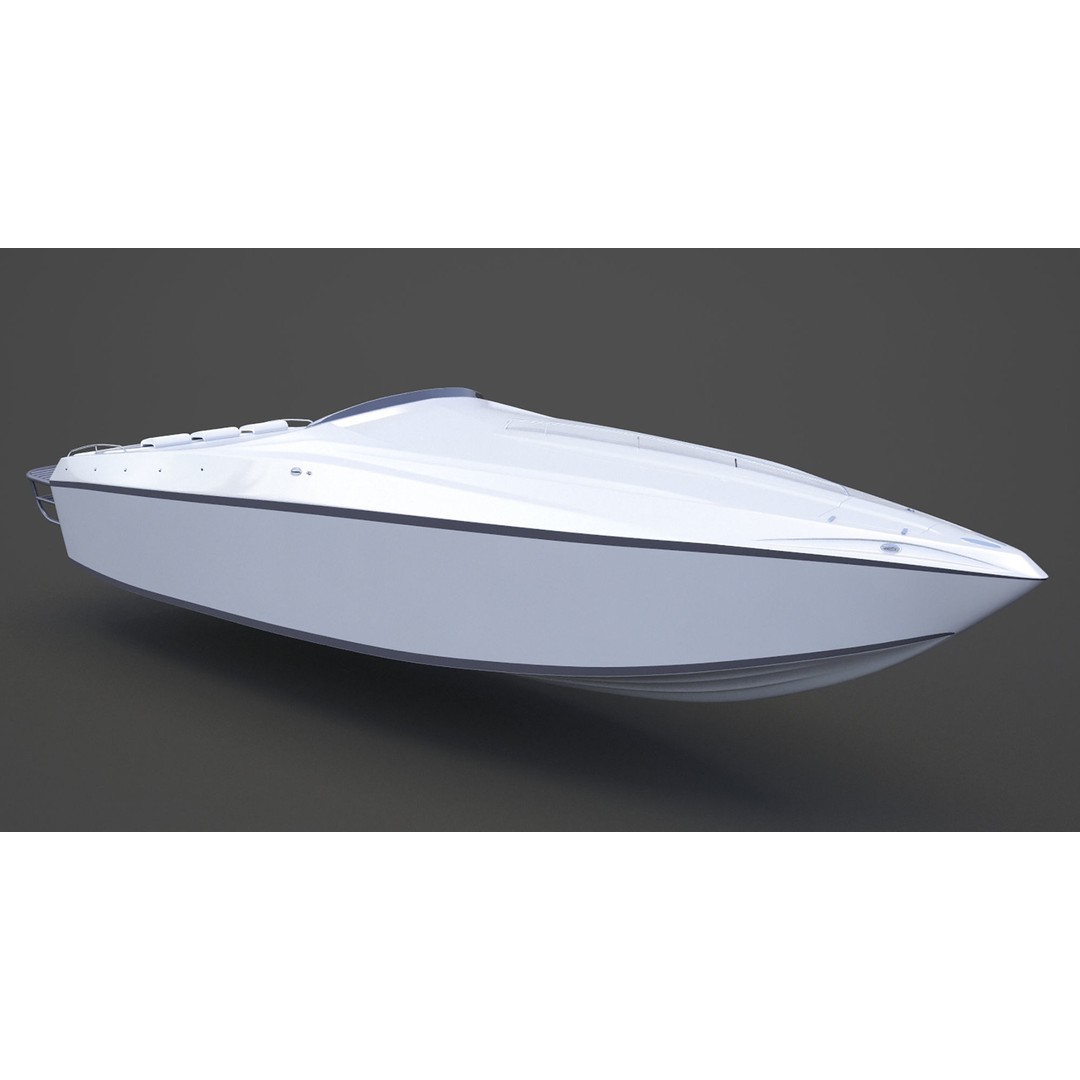 Motor Boat 03 3D Model – Photorealistic Watercraft for Animation, 3ds Max - View 5