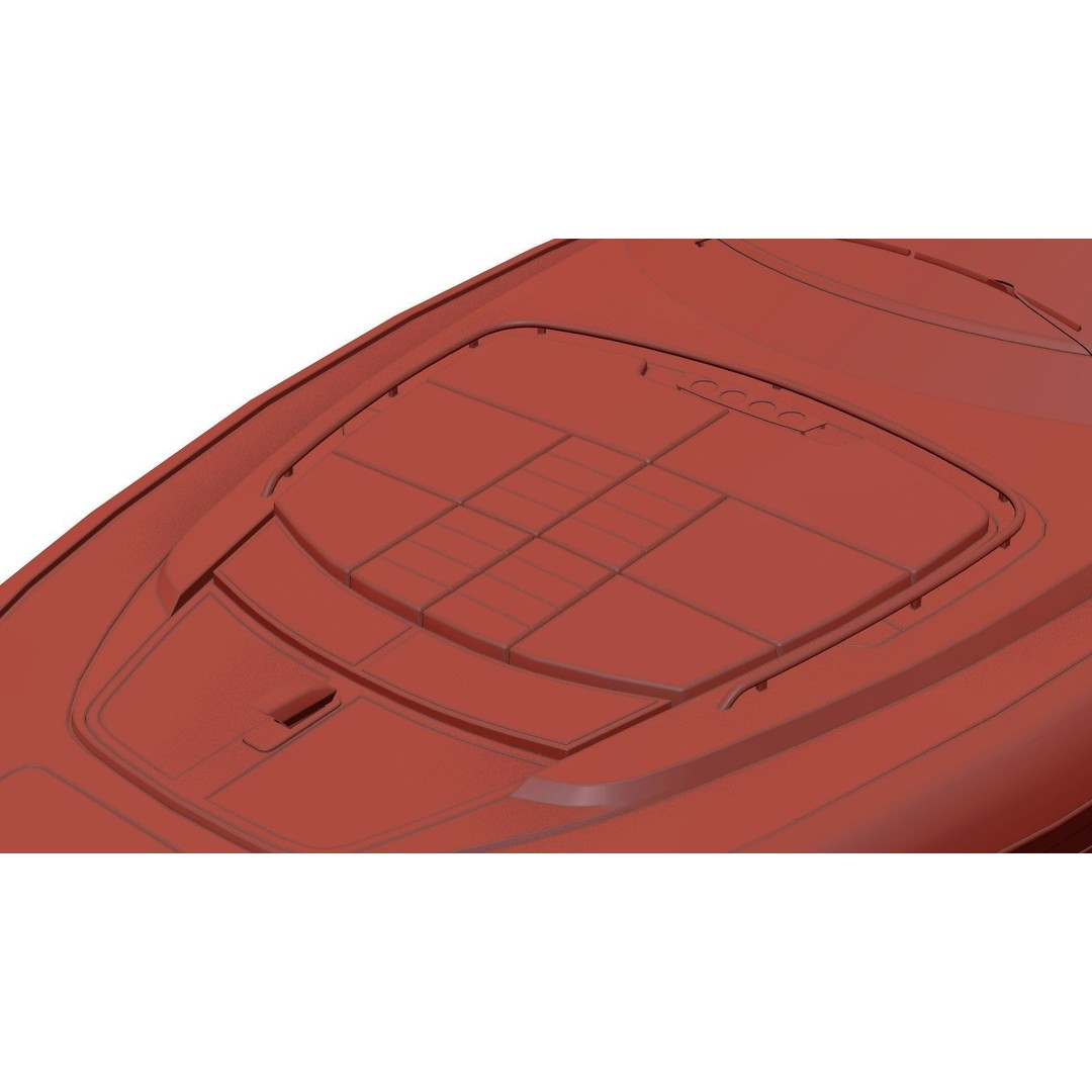 Modern Motor Boat 3D Model – Mid-Poly Visualization Asset, FBX - View 11