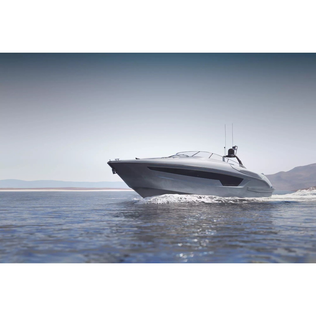 Modern Motor Boat 3D Model – Mid-Poly Visualization Asset, FBX - View 2