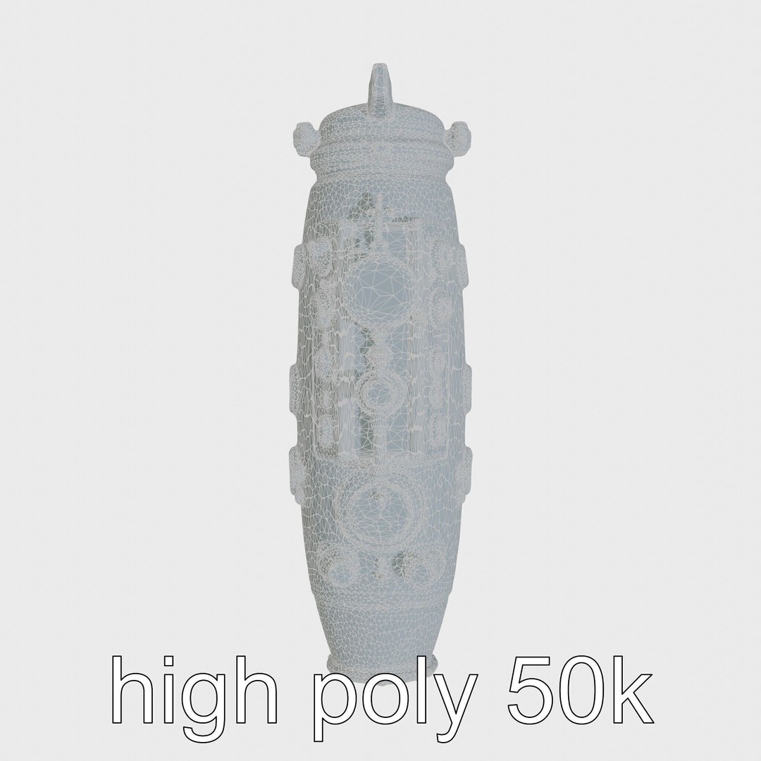 Antique Deep Diver Submarine 3D Model – Low Poly PBR Asset, FBX - View 23