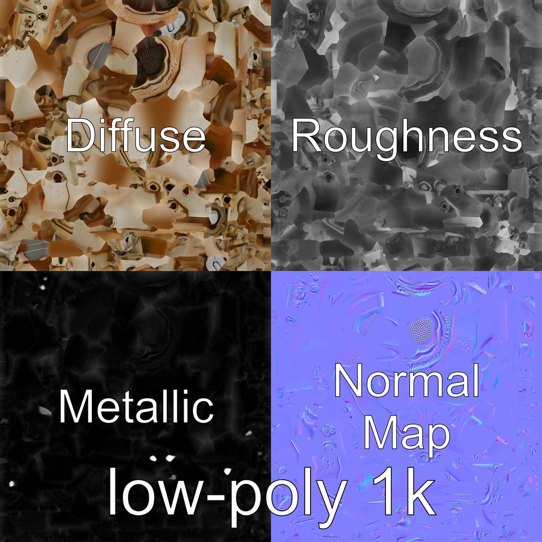 Antique Deep Diver Submarine 3D Model – Low Poly PBR Asset, FBX - View 3