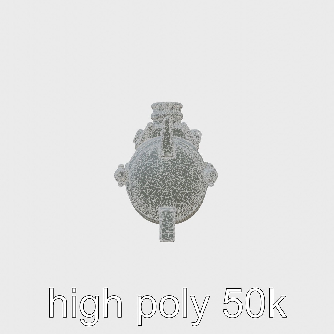 Antique Deep Diver Submarine 3D Model – Low Poly PBR Asset, FBX - View 7