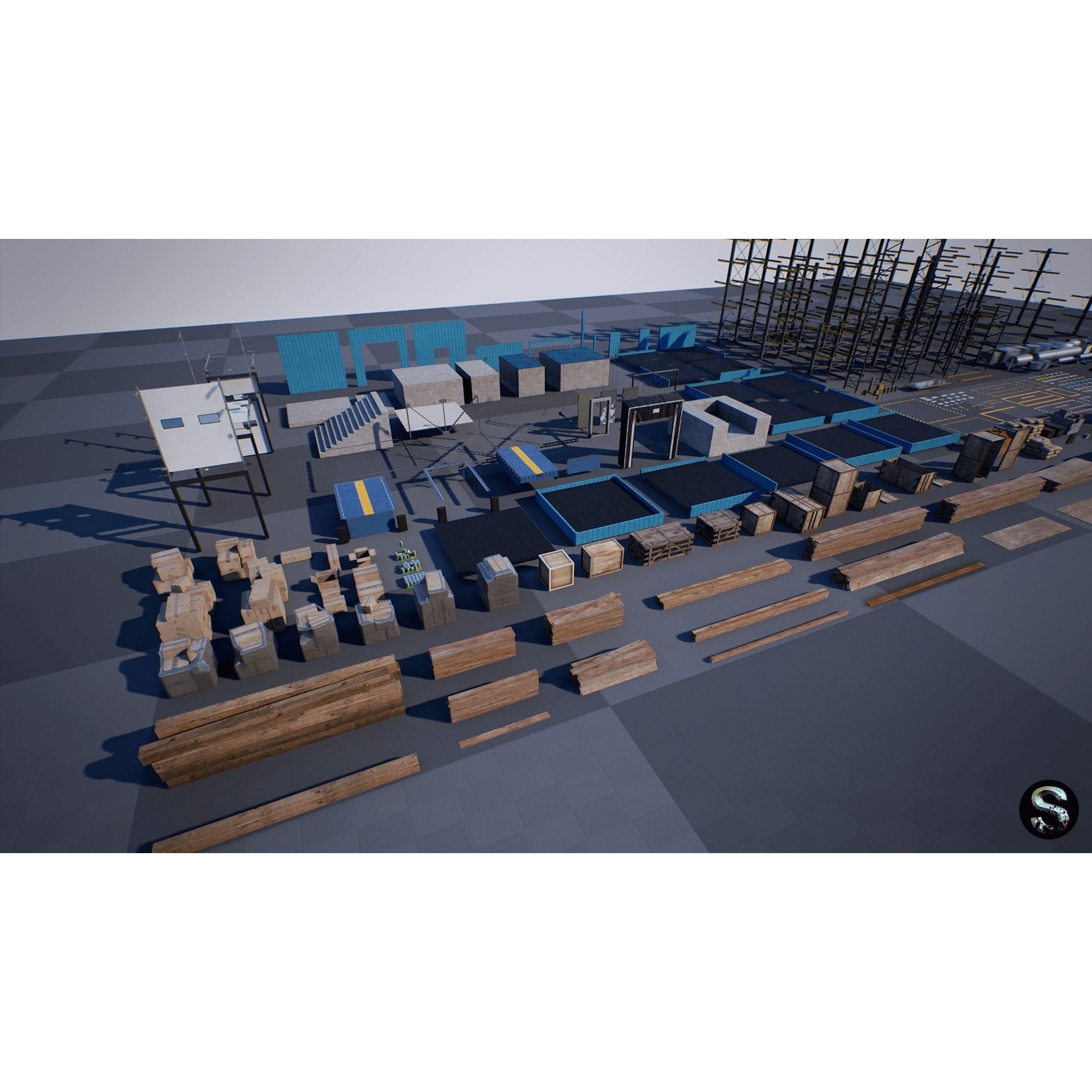 Storage Pack - Low-Poly Game-Ready 3D Model - View 15