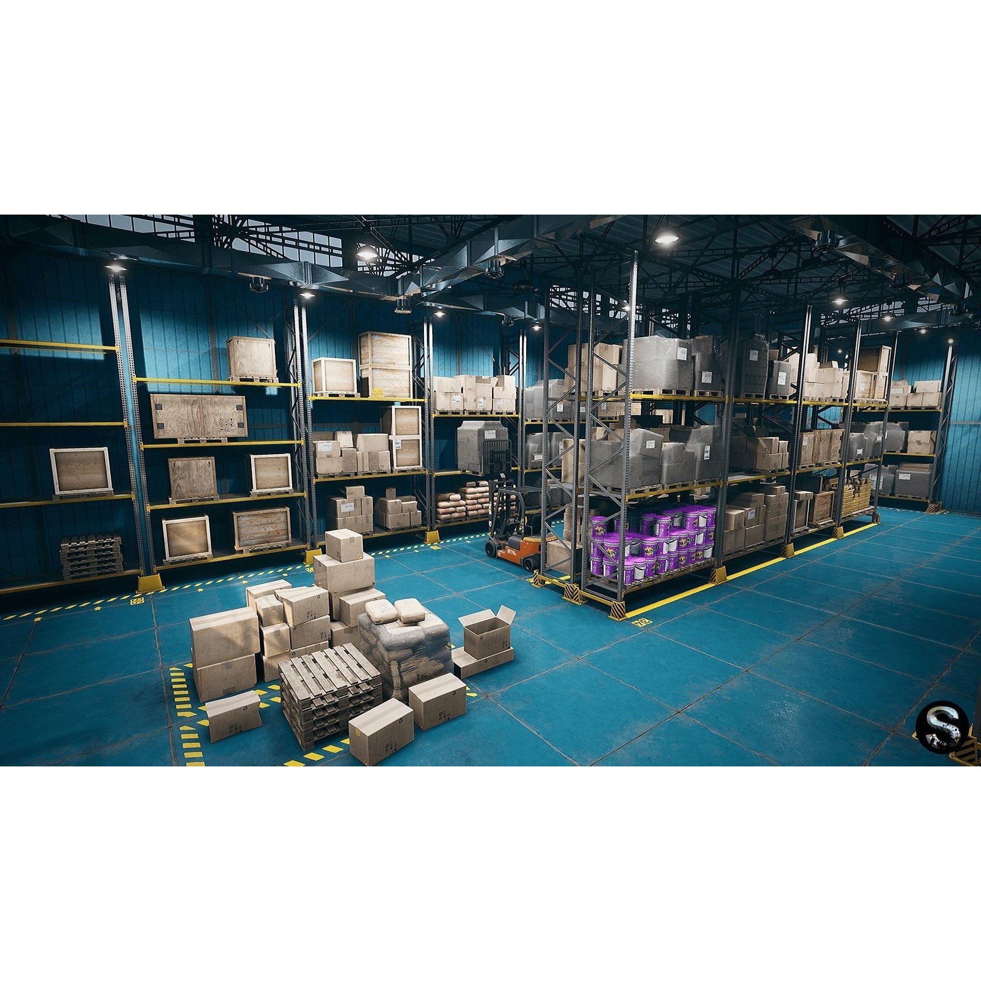 Storage Pack - Low-Poly Game-Ready 3D Model - View 3