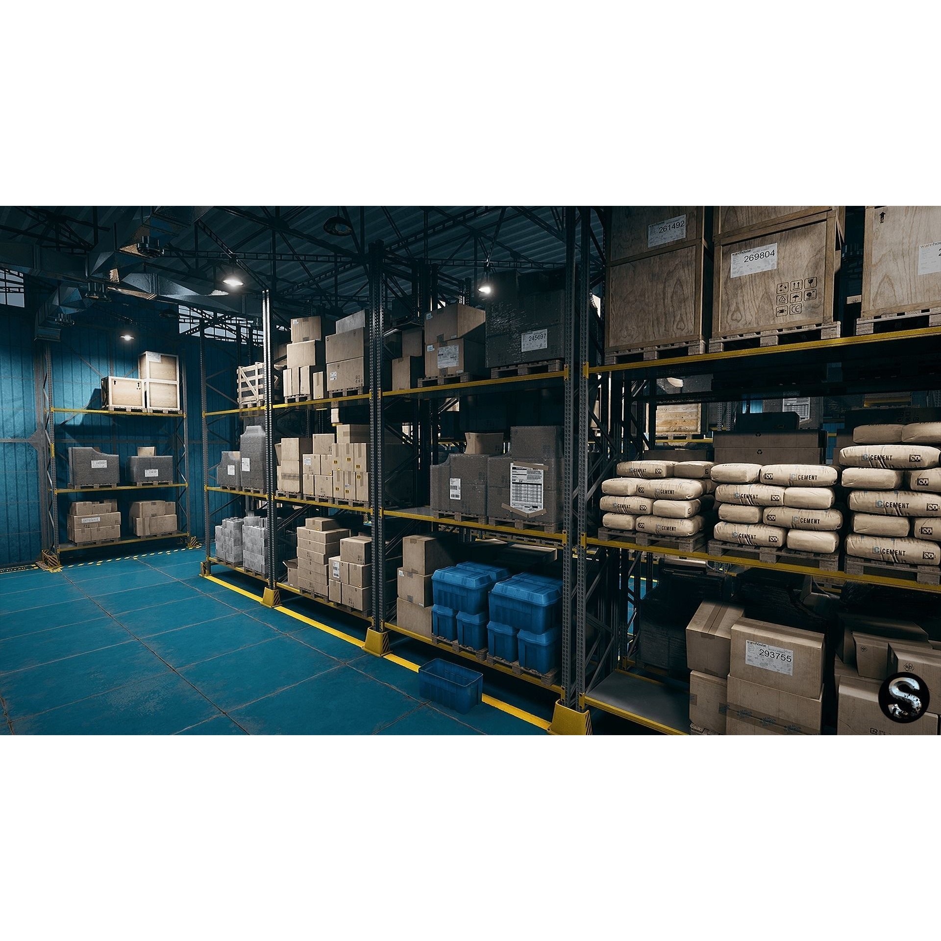 Storage Pack - Low-Poly Game-Ready 3D Model - View 7