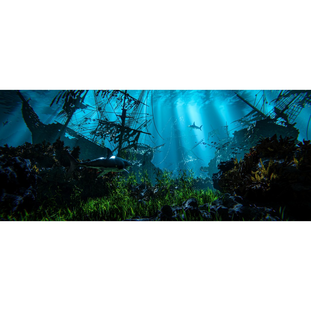 Treasure Of The Sea 3D Model – Pirate Ship & Shipwreck Collection for Blender - View 4